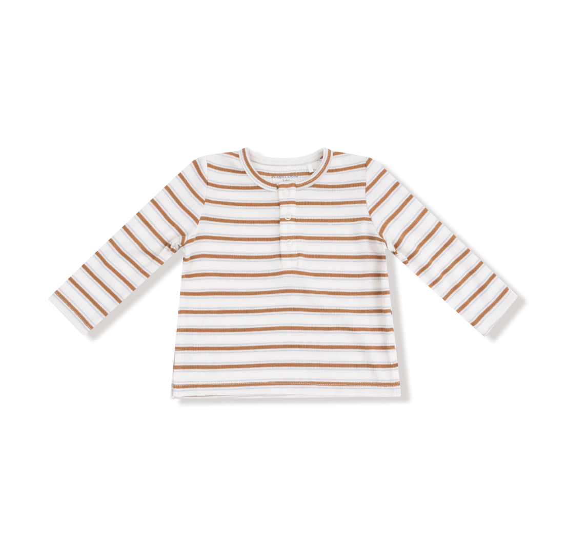 Chocolate Overall & Henley Set from Anderson Parker