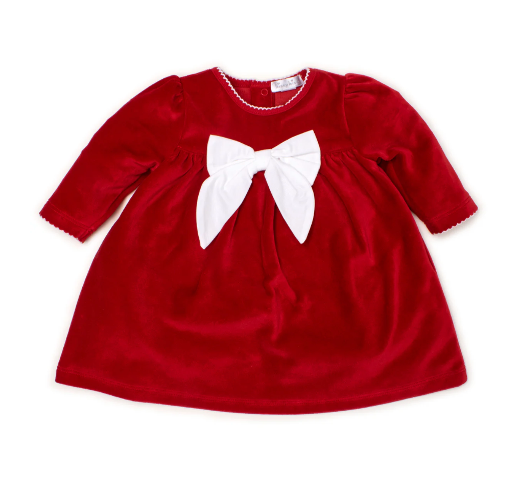 Christmas Capers Velour Dress from Anderson Parker