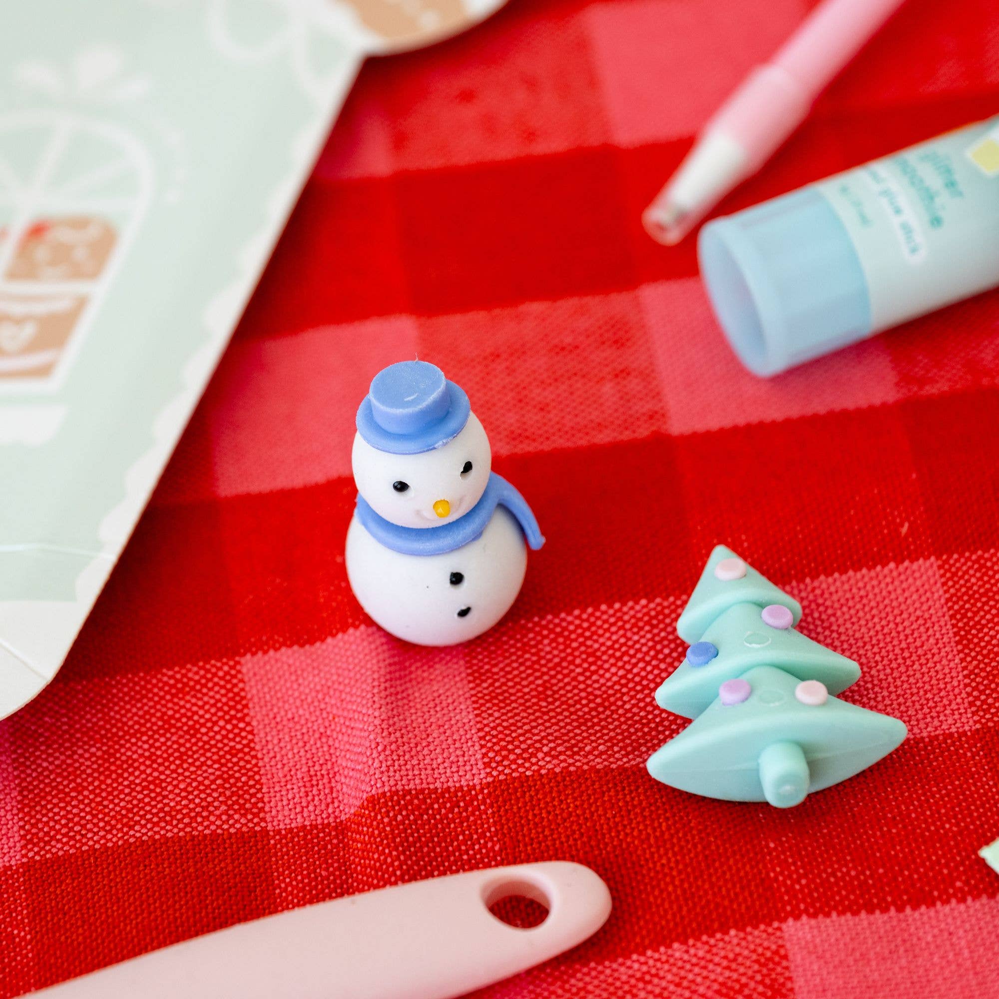 Christmas Eraser Set from Anderson Parker