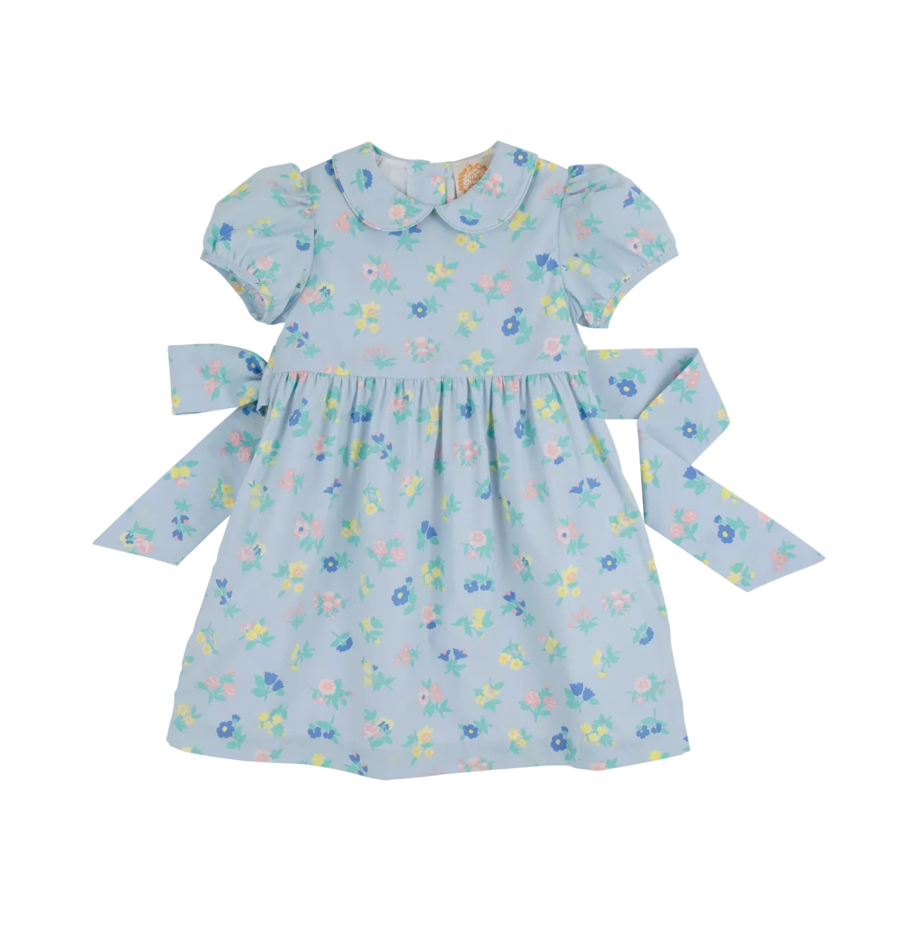 Cindy Lou Sash Dress - Broadcloth - Little London Flowers from Anderson Parker