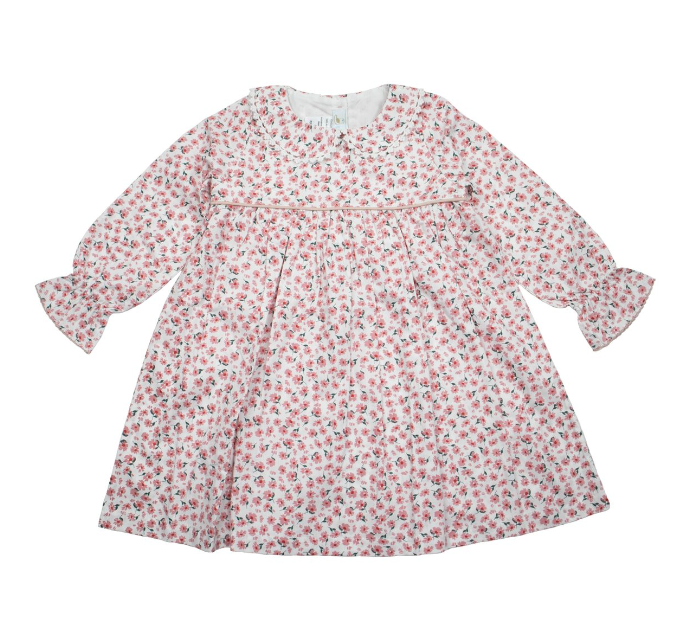 Colette Peter Pan Collar Dress - Pink Multi from Anderson Parker