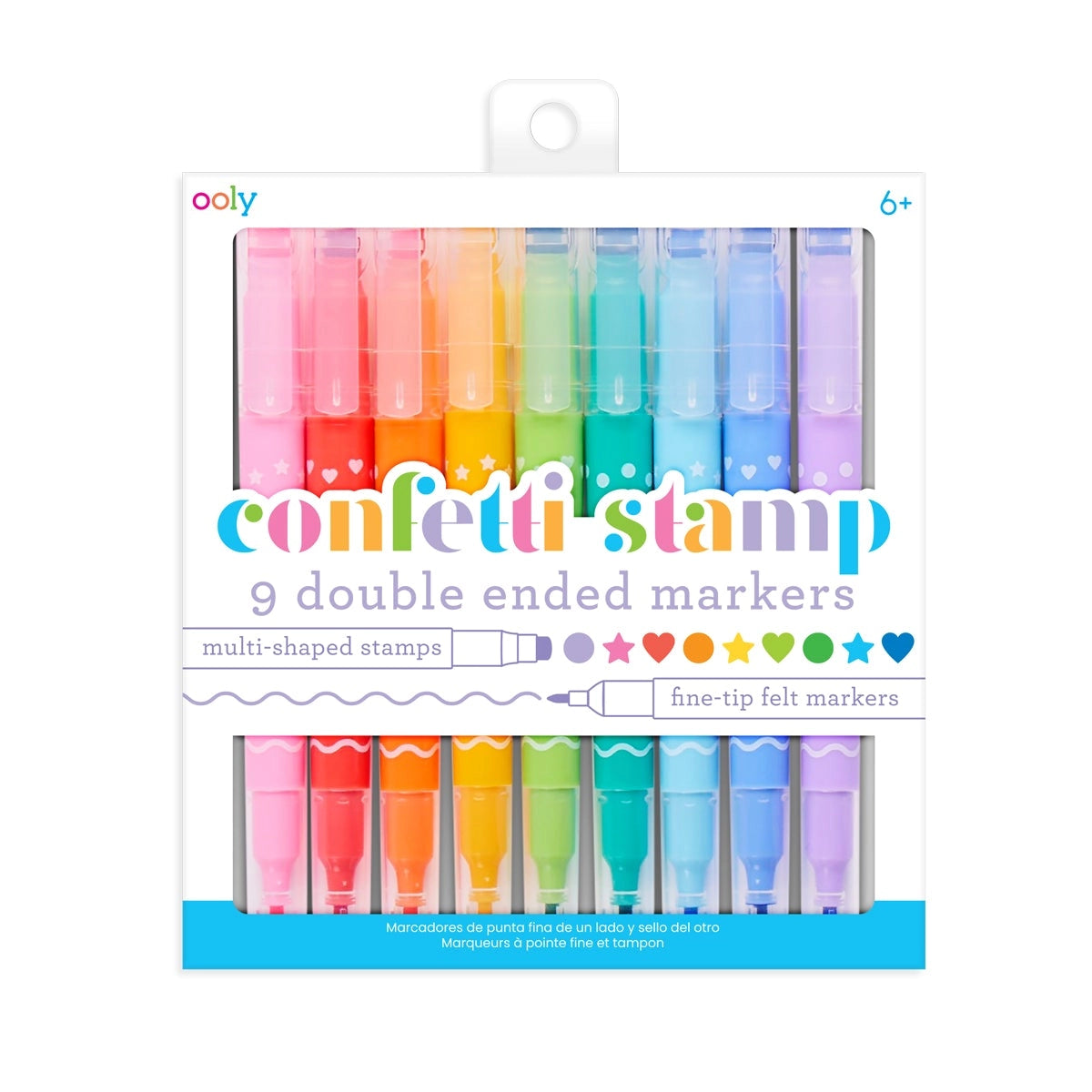 Confetti Stamp Double-Ended Markers from Anderson Parker