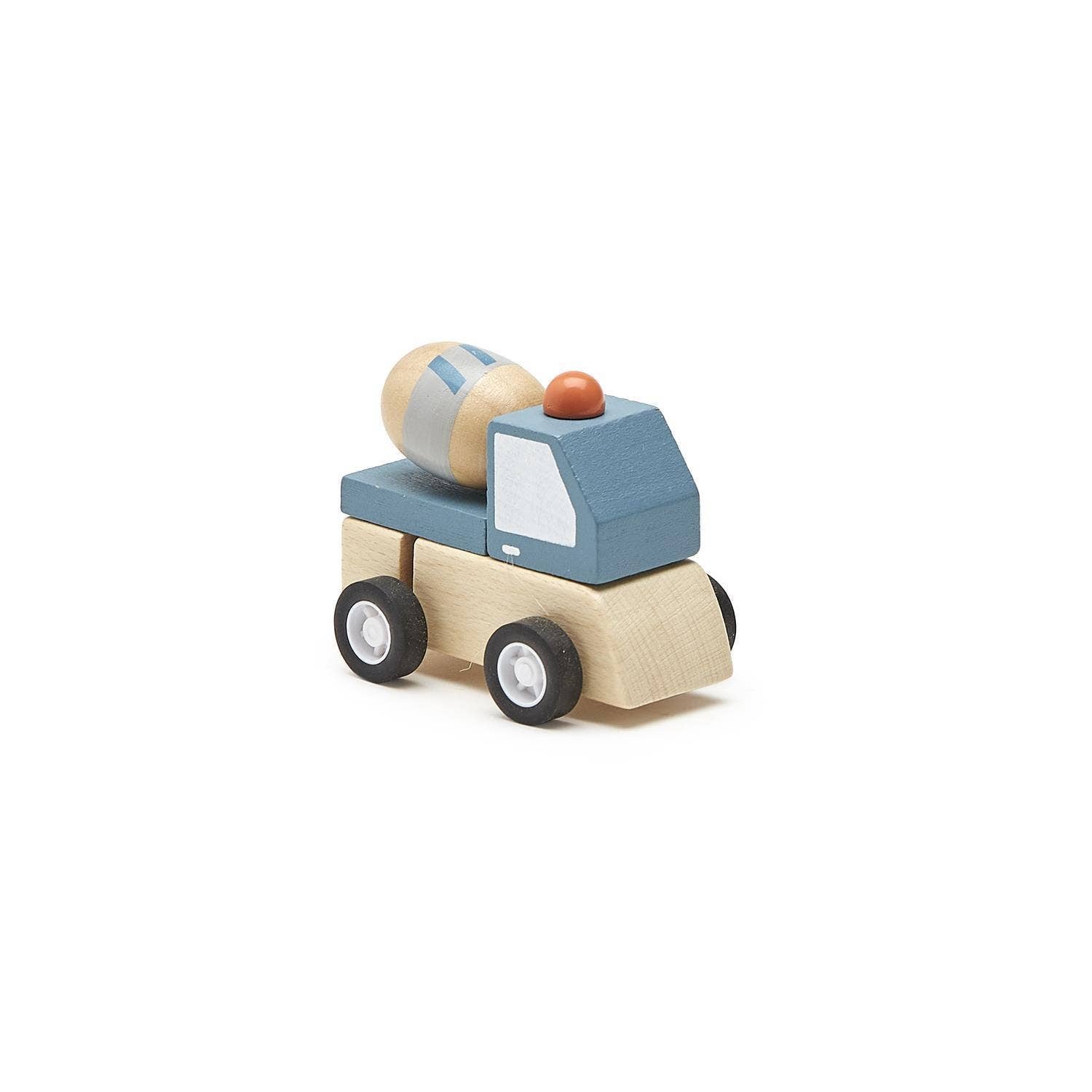 Construction Vehicle Wooden Wind-Up Truck Asst 4 Designs from Anderson Parker