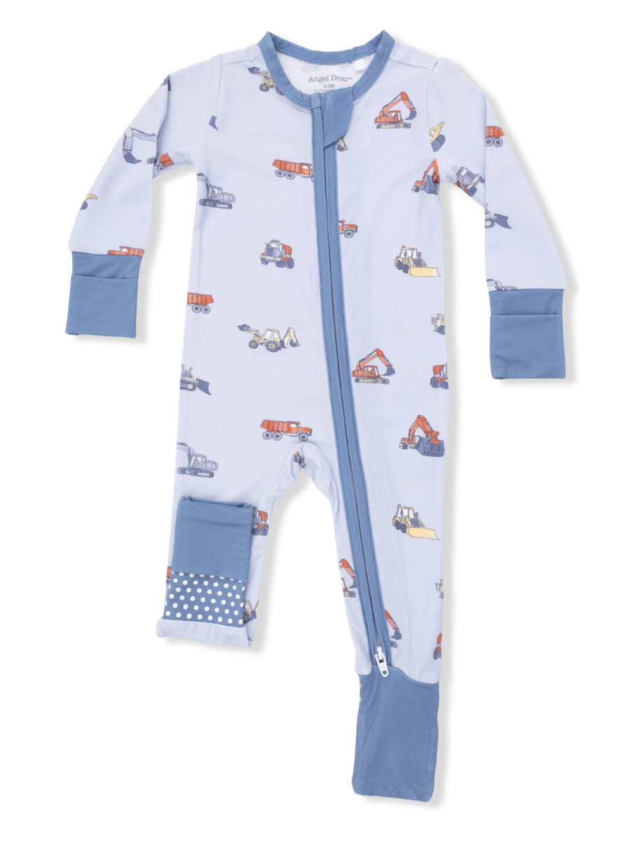 Construction Vehicles - Convertible Romper from Anderson Parker