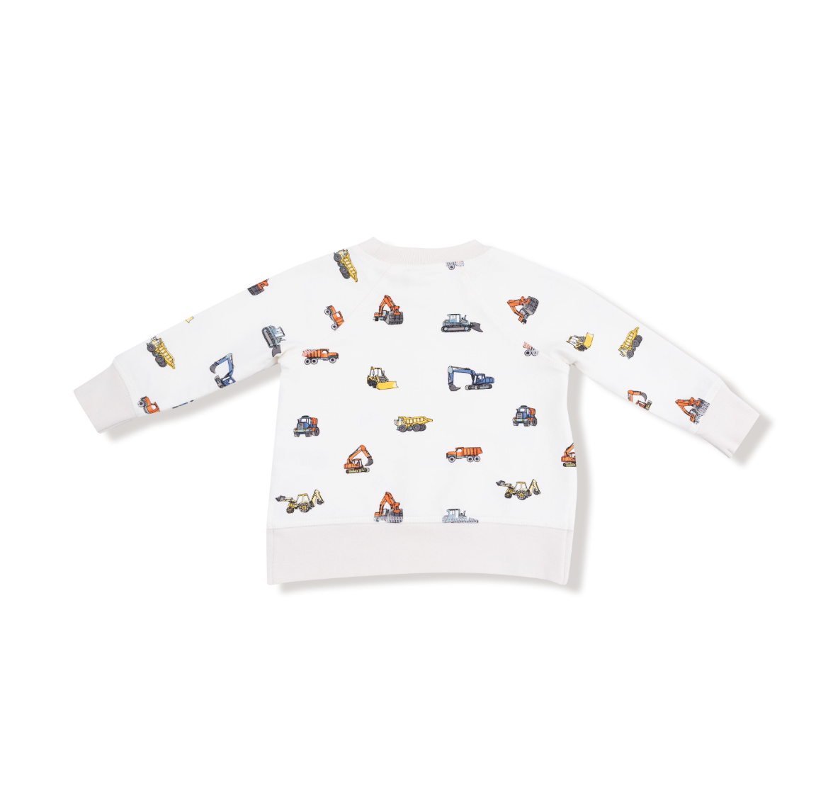 Construction Vehicles - French Terry - Raglan Sweatshirt And Jogger Set from Anderson Parker