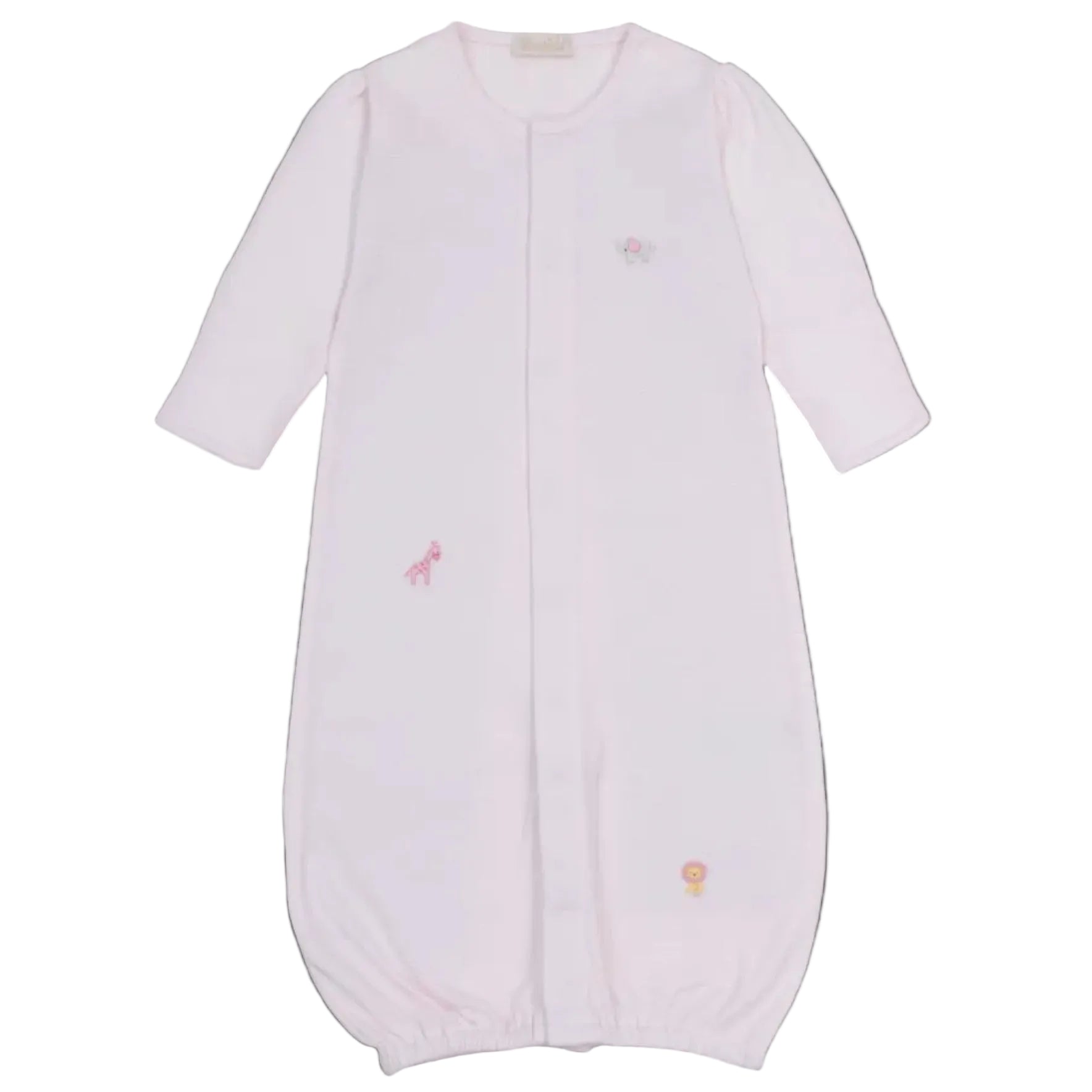 Convertible Gown w/ Hand Embroidery - Pink Jungle from Anderson Parker