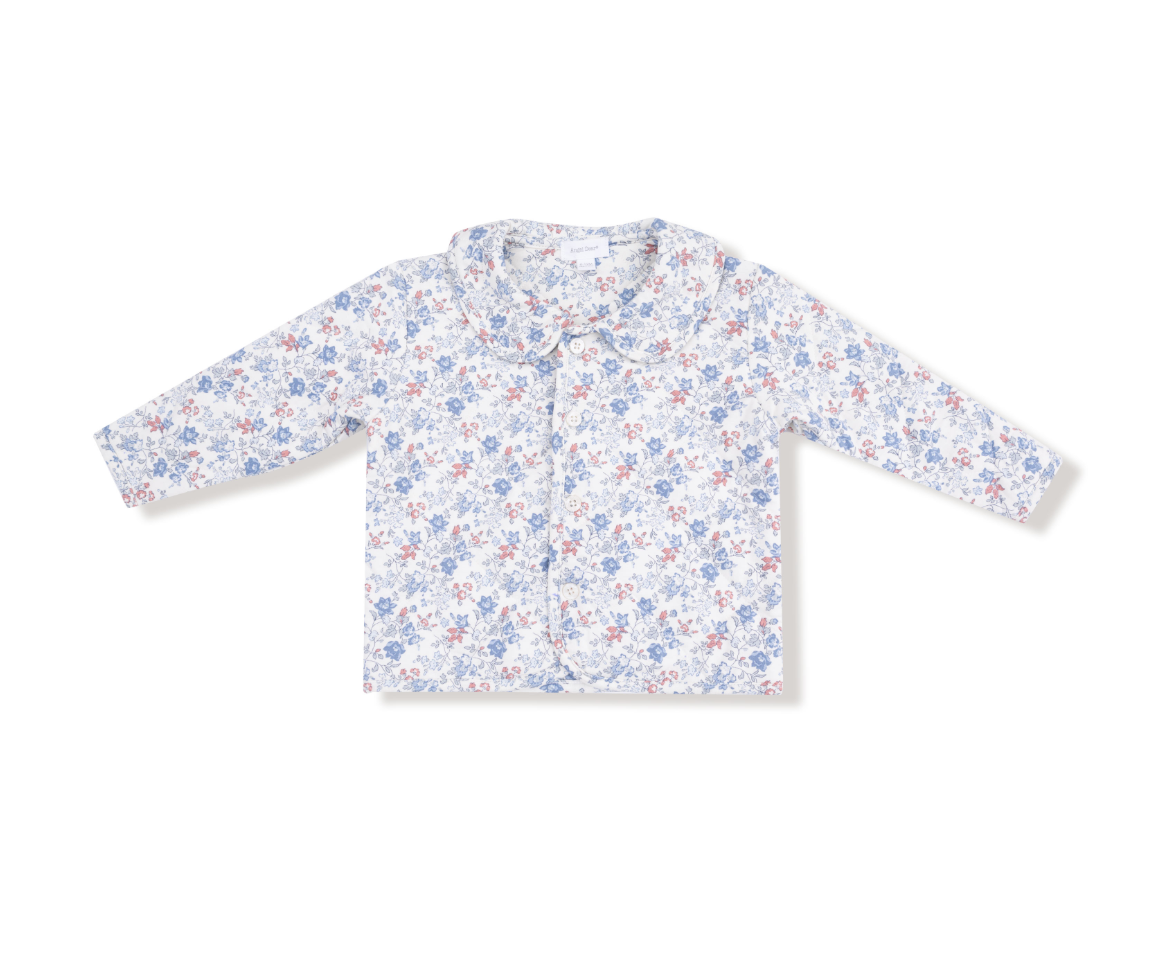 Country Girl Floral - Quilted Jacket W/ Peterpan Collar from Anderson Parker