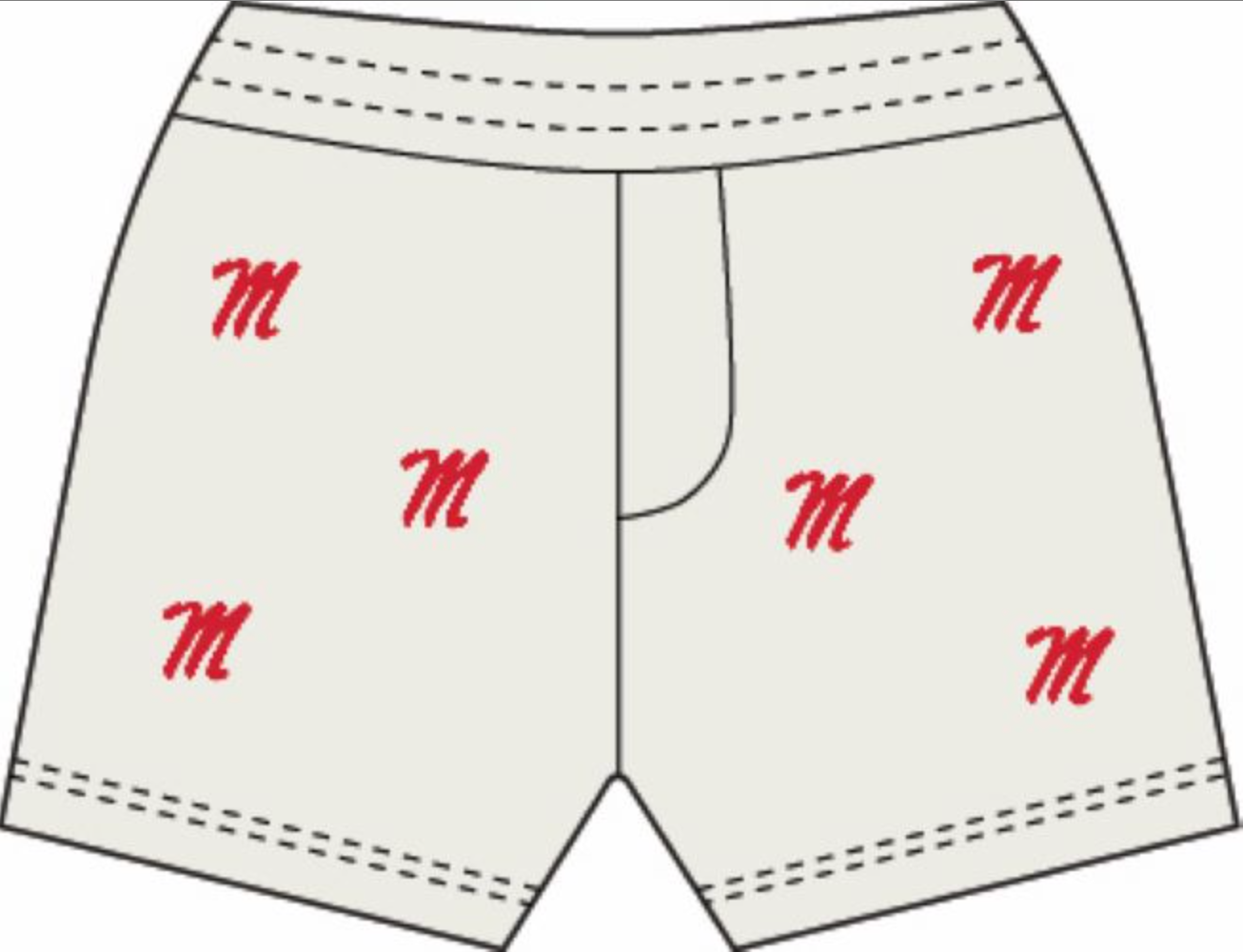 Critter Sheffield Shorts - Saratoga Stone / Ole Miss from Anderson Parker