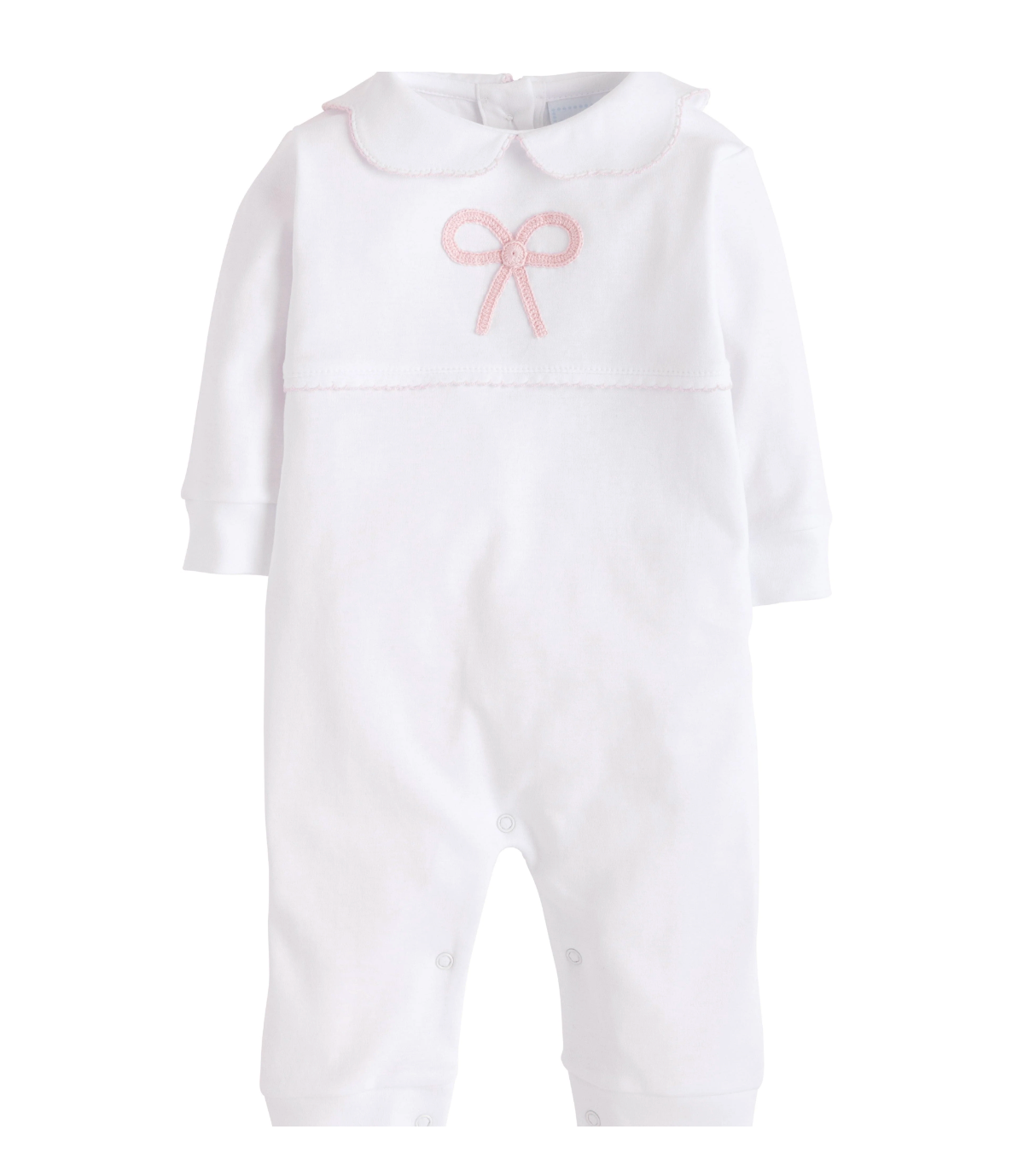 Crochet Playsuit - Pink Bow from Anderson Parker