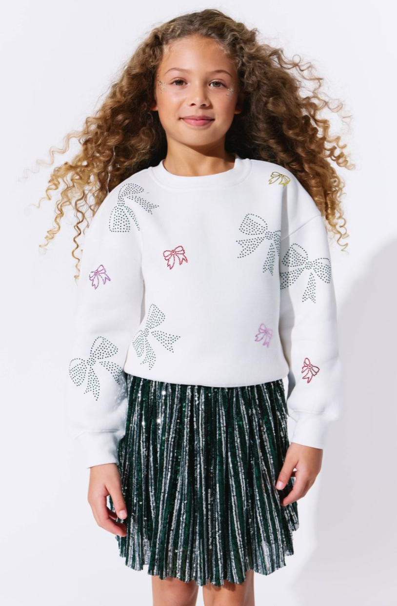 Crystal Bows Sweatshirt from Anderson Parker