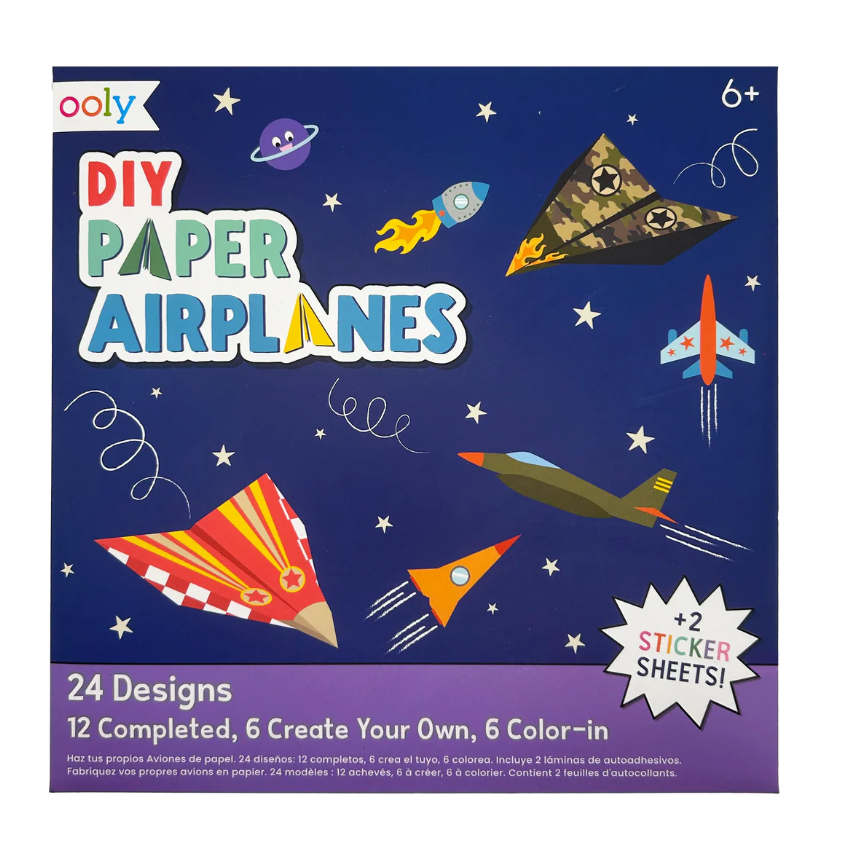 DIY Paper Airplanes Activity Kit from Anderson Parker