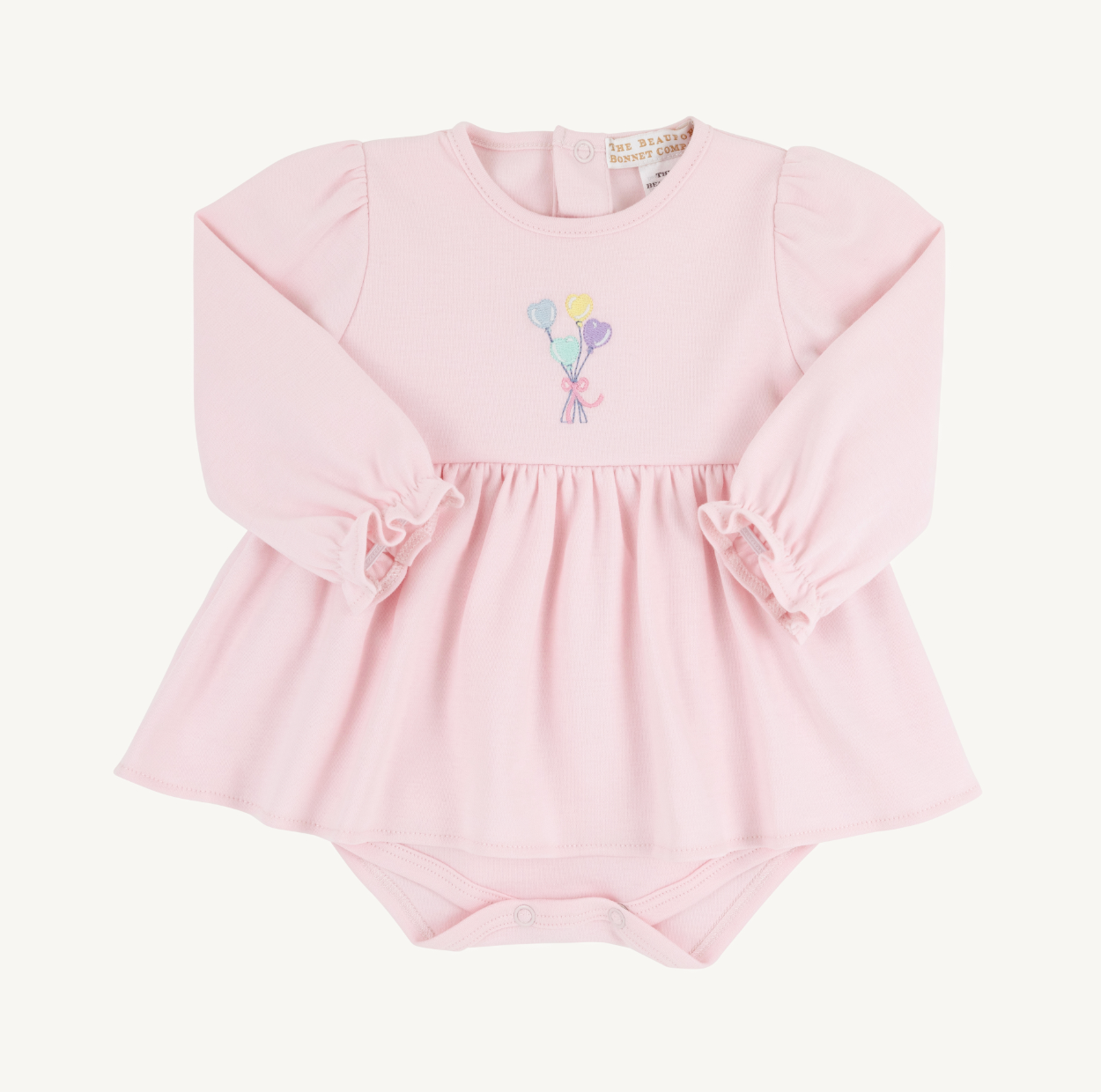 Daisy Diaper Cover Dress - Palm Beach Pink/Balloons from Anderson Parker