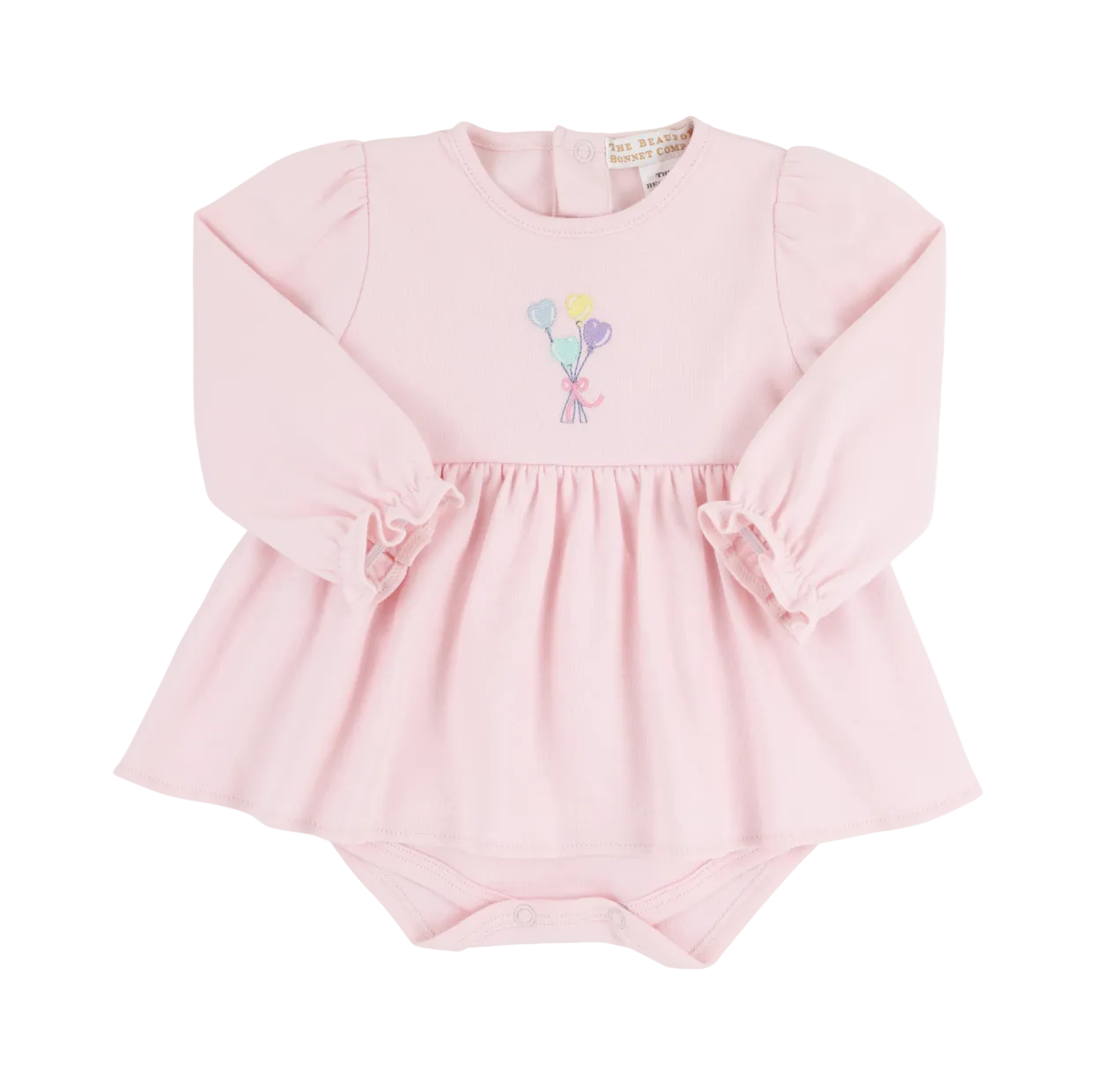 Daisy Diaper Cover Dress - Palm Beach Pink/Balloons from Anderson Parker