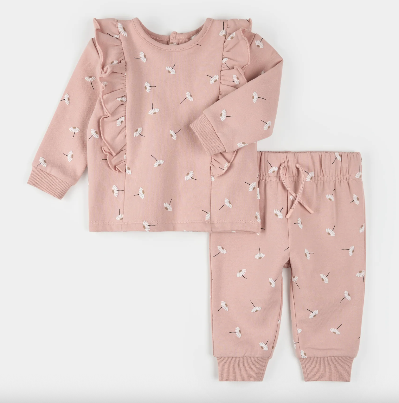 Daisy Print on Rose Outfit Set from Anderson Parker