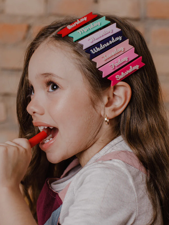 Days of the Week Hair Clips from Anderson Parker