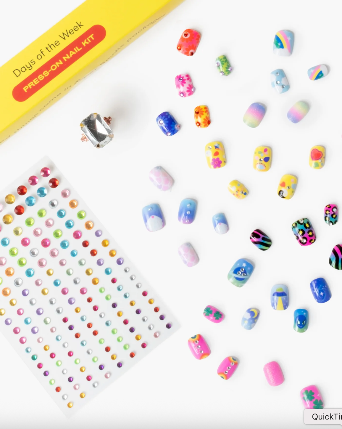 Days of the Week Press On Nail Kit from Anderson Parker