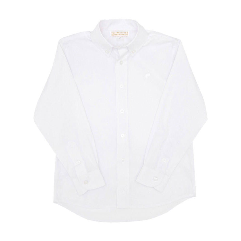 Dean's List Dress Shirt - Oxford - Worth Ave White/Worth Ave White from Anderson Parker