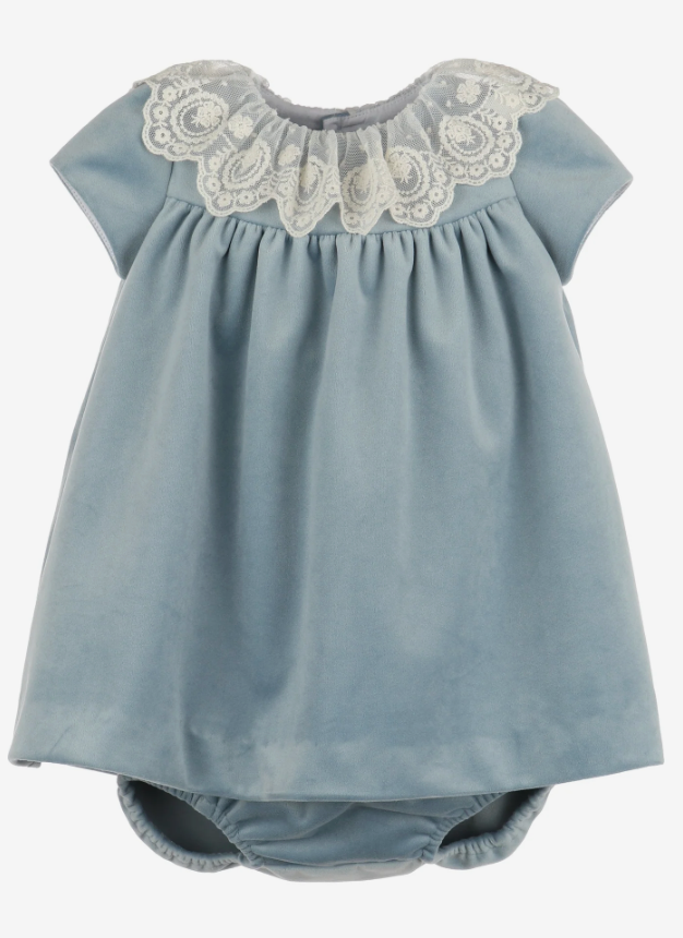 Deluxe Velvet Float Dress - Blue from Anderson Parker