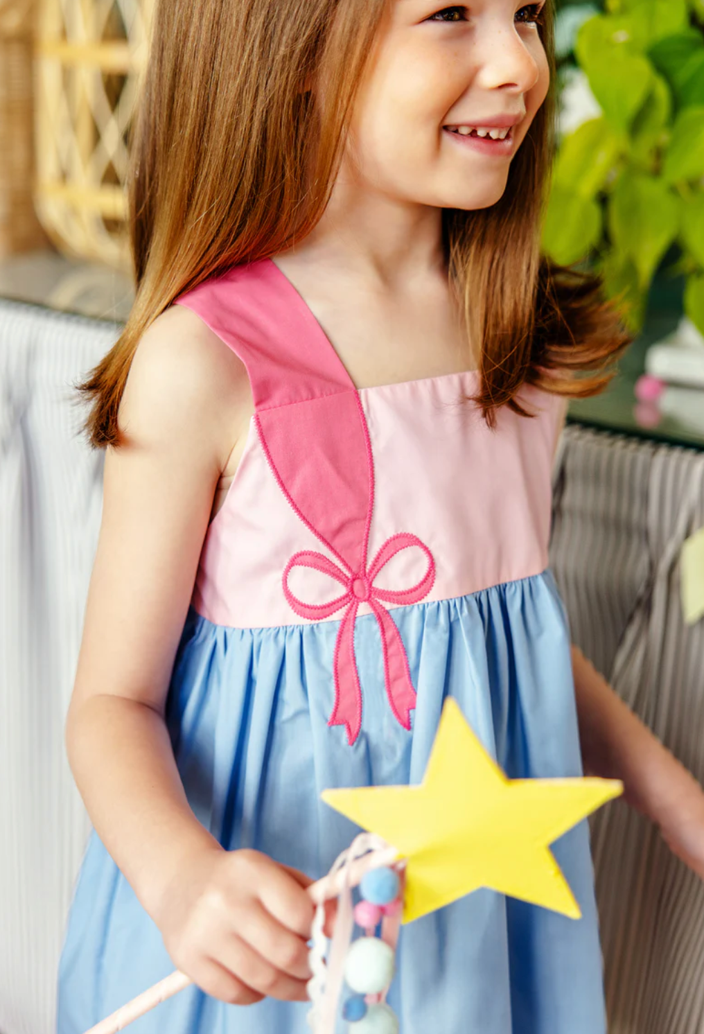 Demi Dress - Sarasota Sky with Sandpearl Pink from Anderson Parker