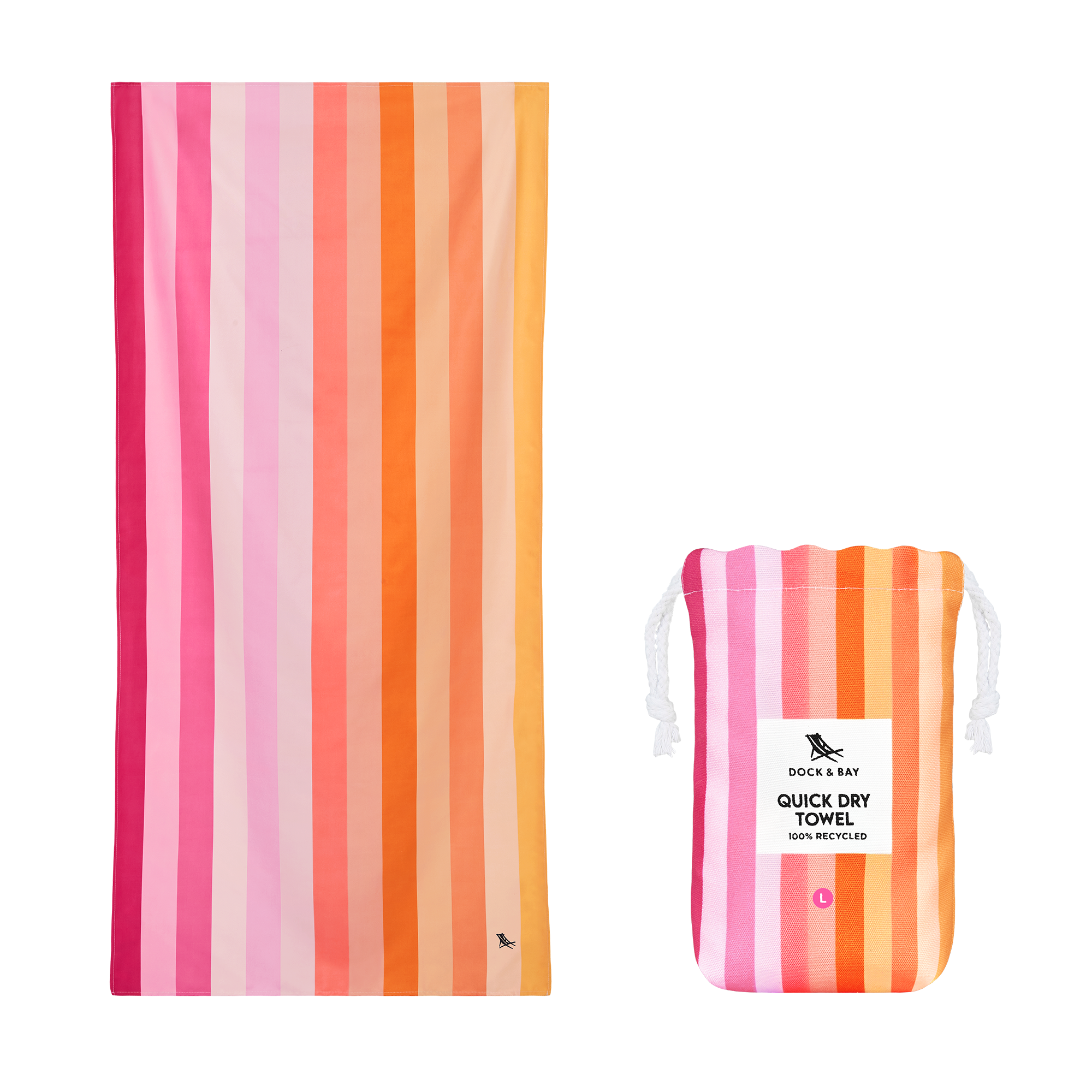 Dock & Bay Quick Dry Towels - Summer - Miami Sorbet from Anderson Parker