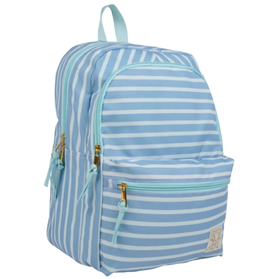 Don't Forget Your Backpack Backpack - Sarasota Sky Stripe with Sea Island Seafoam from Anderson Parker