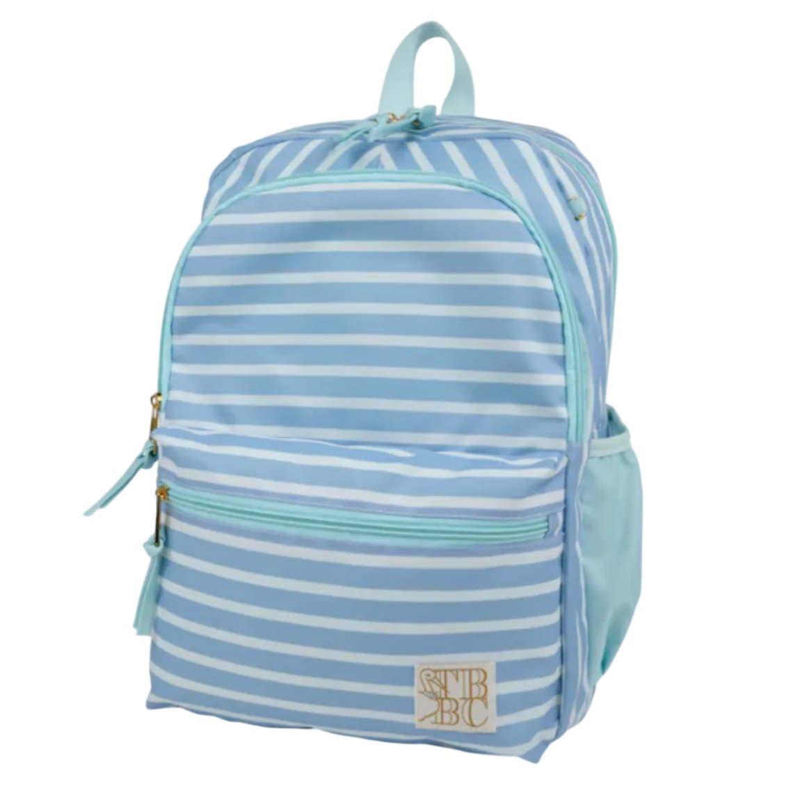 Don't Forget Your Backpack Backpack - Sarasota Sky Stripe with Sea Island Seafoam from Anderson Parker