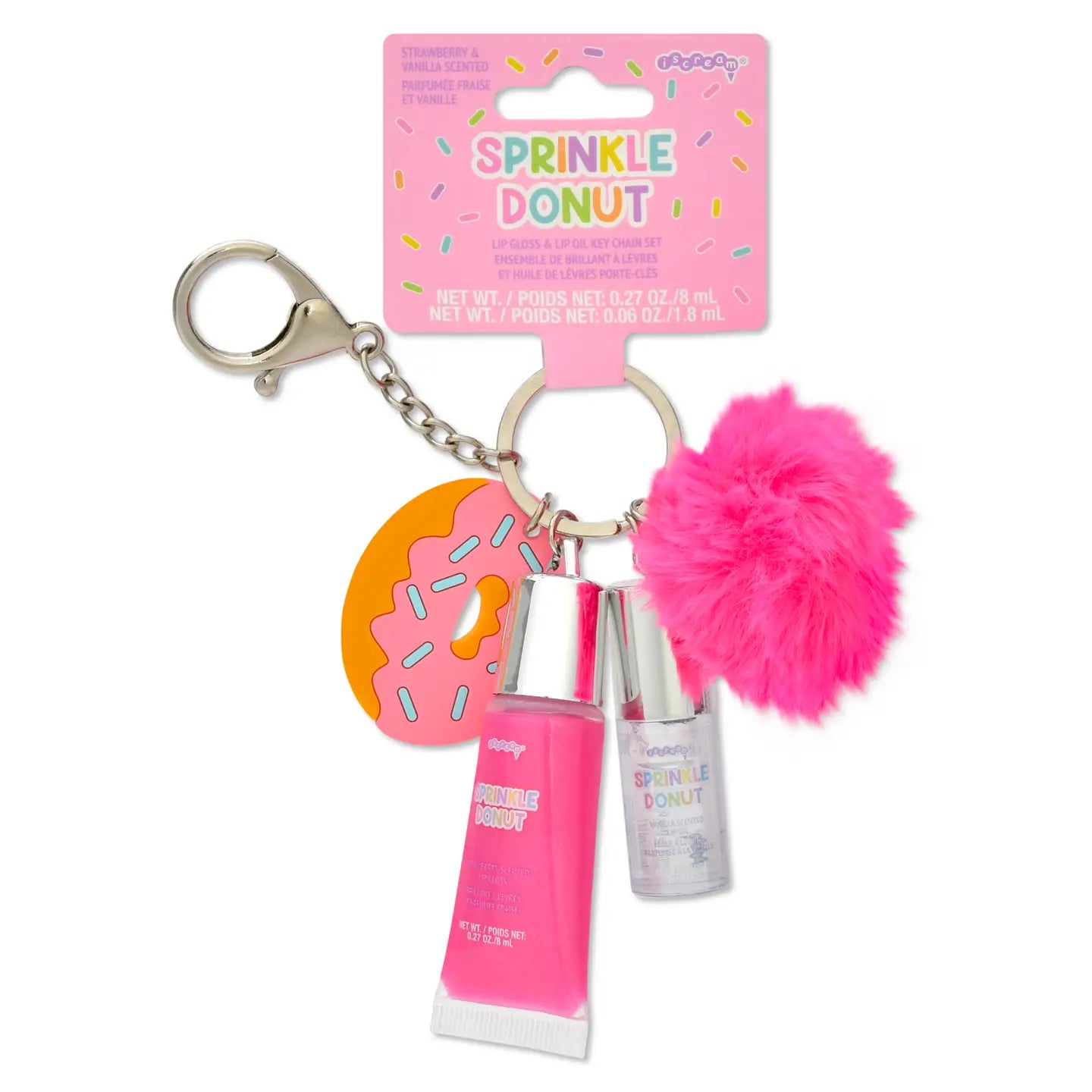 Donut Lip Balm Keychain from Anderson Parker