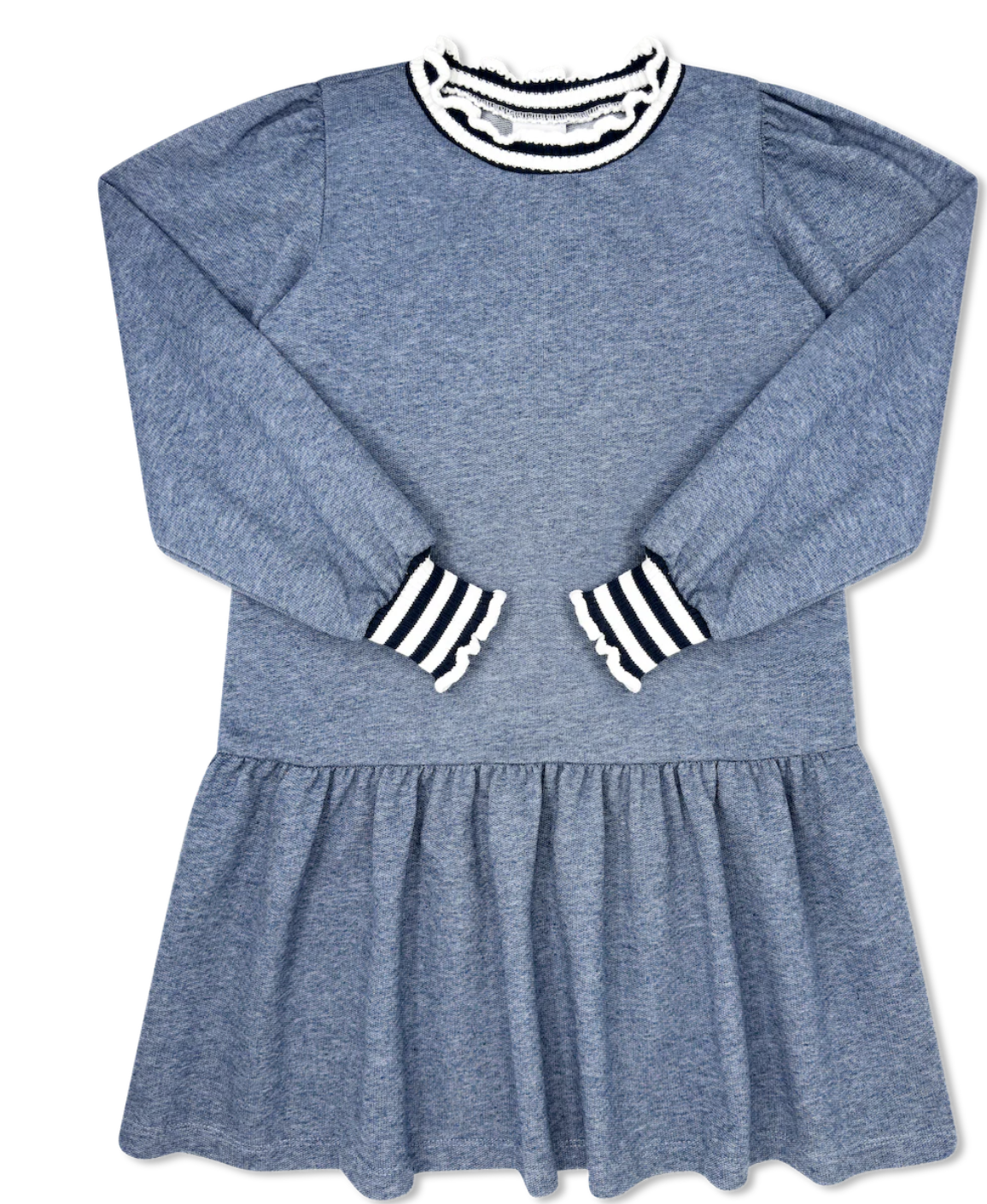 Dorothy Dropwaist Dress - Danbury Denim Knit from Anderson Parker