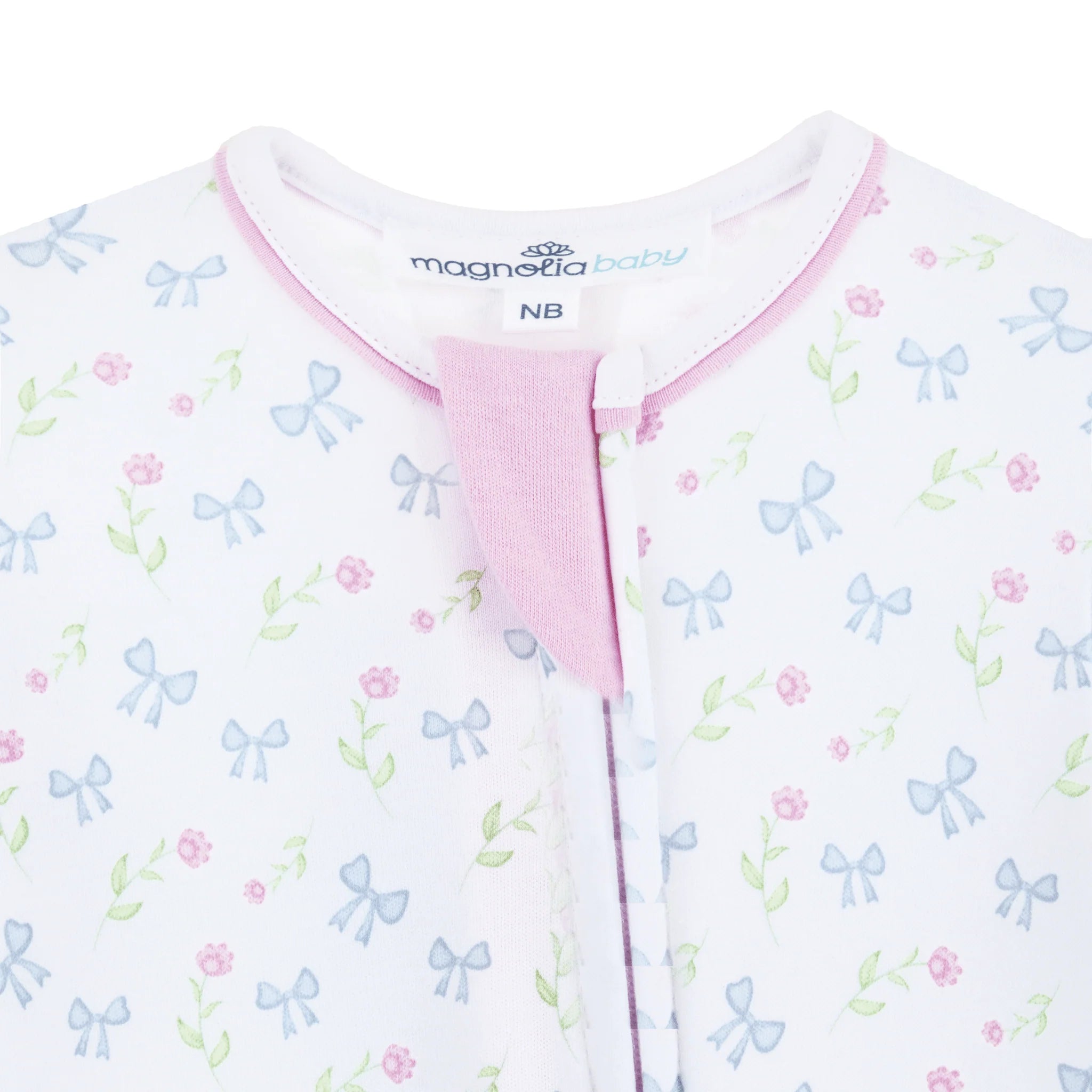 Evelyn's Classics Print Zip Footie from Anderson Parker