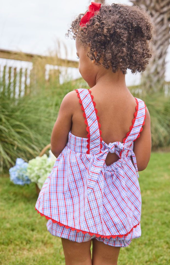 Evie Bloomer Set - Patriotic Plaid from Anderson Parker