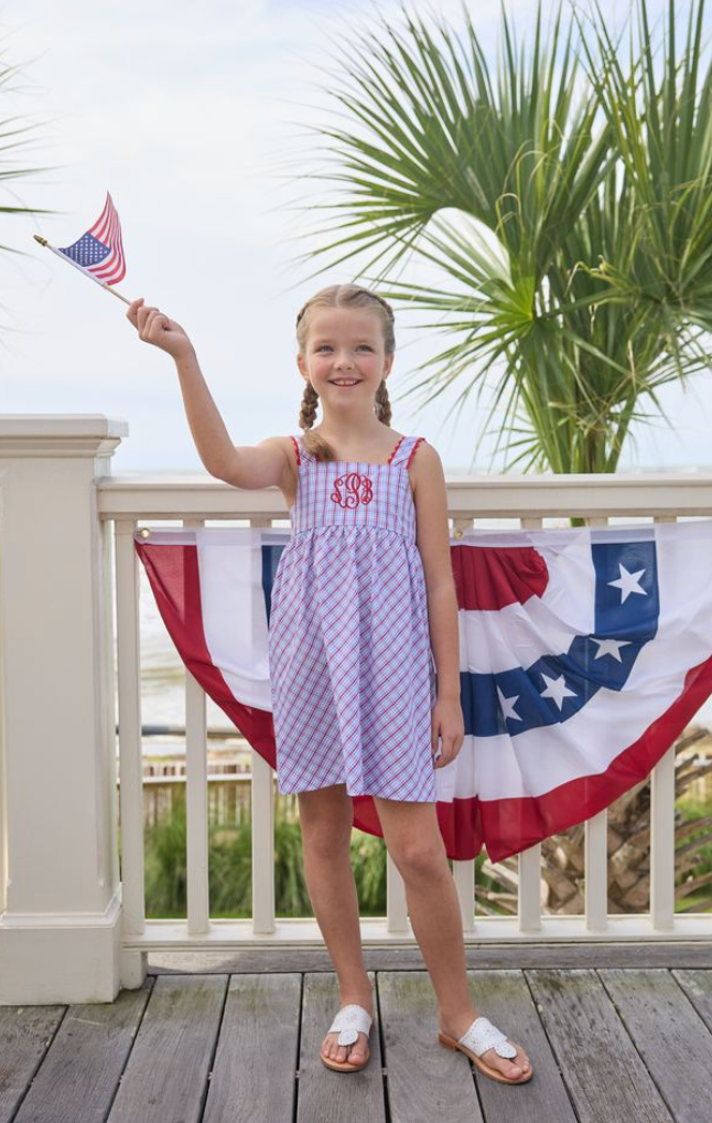 Evie Dress - Patriotic Plaid from Anderson Parker