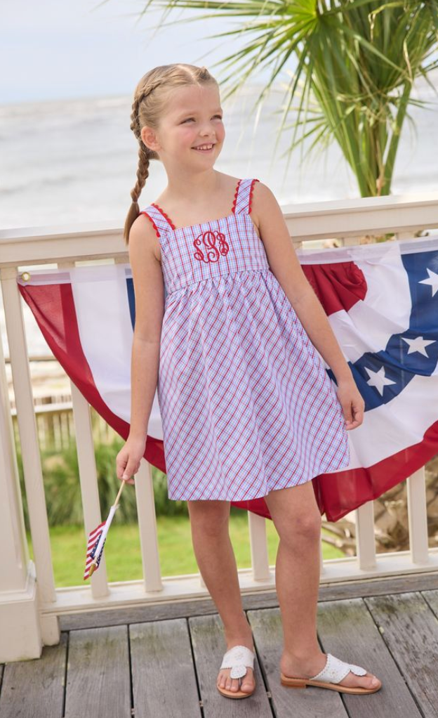Evie Dress - Patriotic Plaid from Anderson Parker