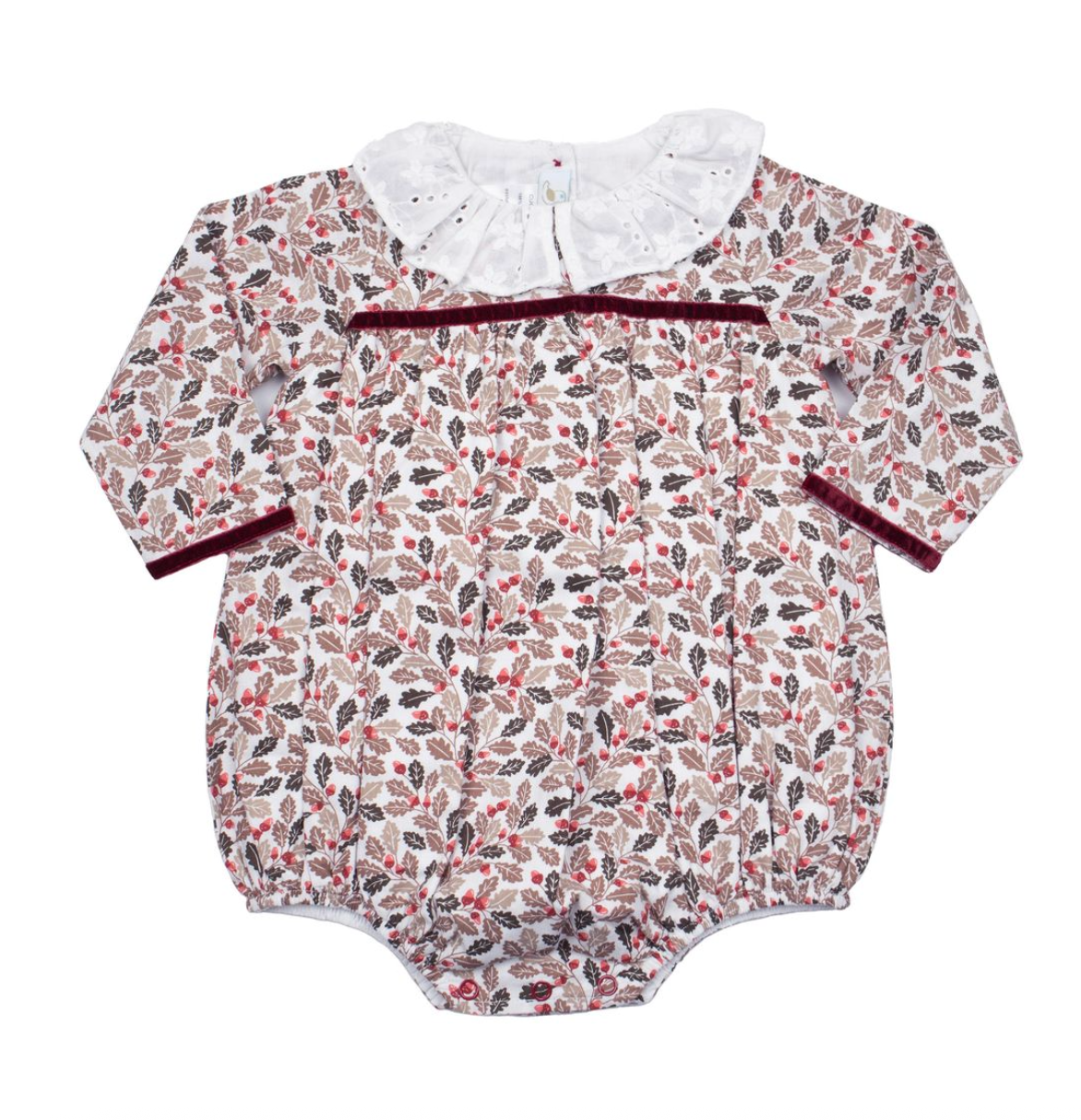 Fall Acorns Bubble Romper from Anderson Parker
