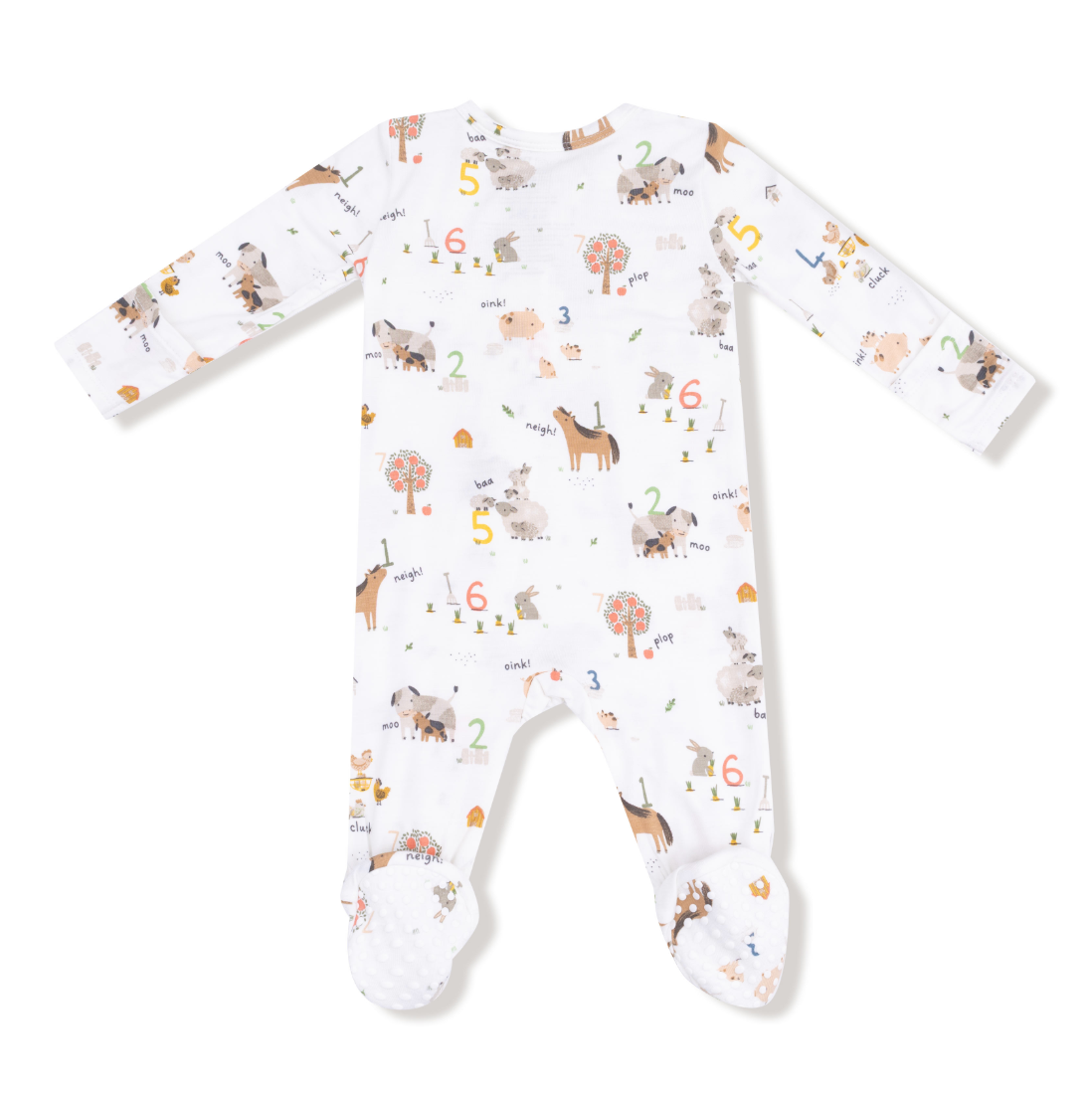Farm Sounds - 2 Way Zipper Footie from Anderson Parker
