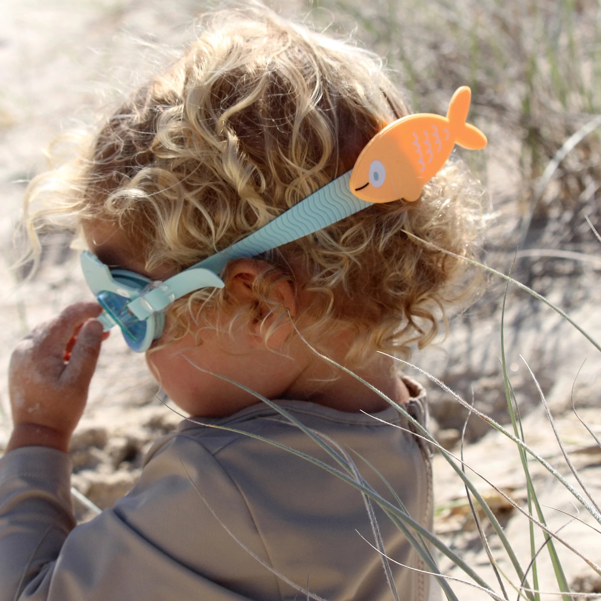 Finn the Fish Mini Swim Goggles from Anderson Parker