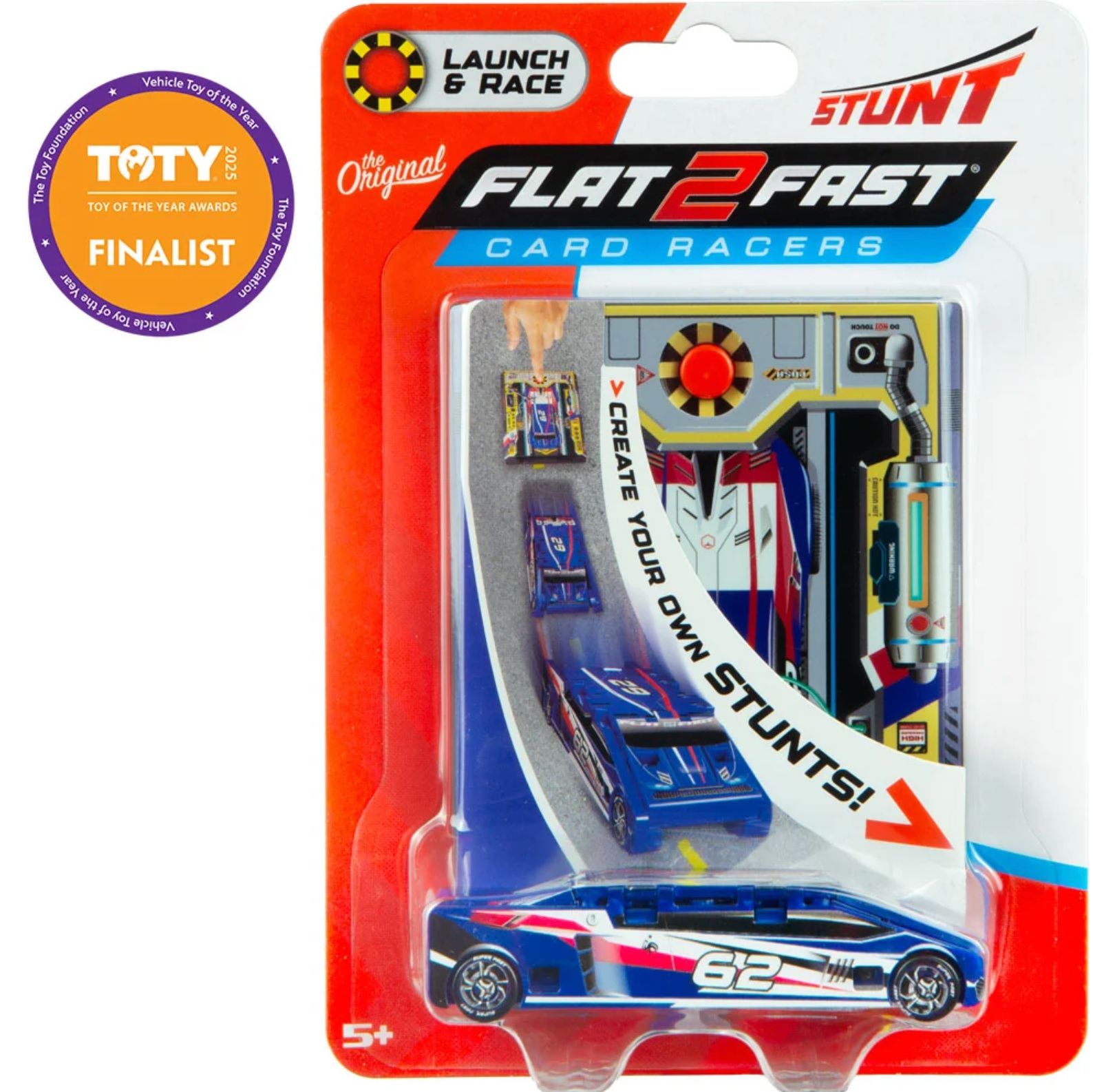 Flat 2 Fast Stunt Card Racers from Anderson Parker