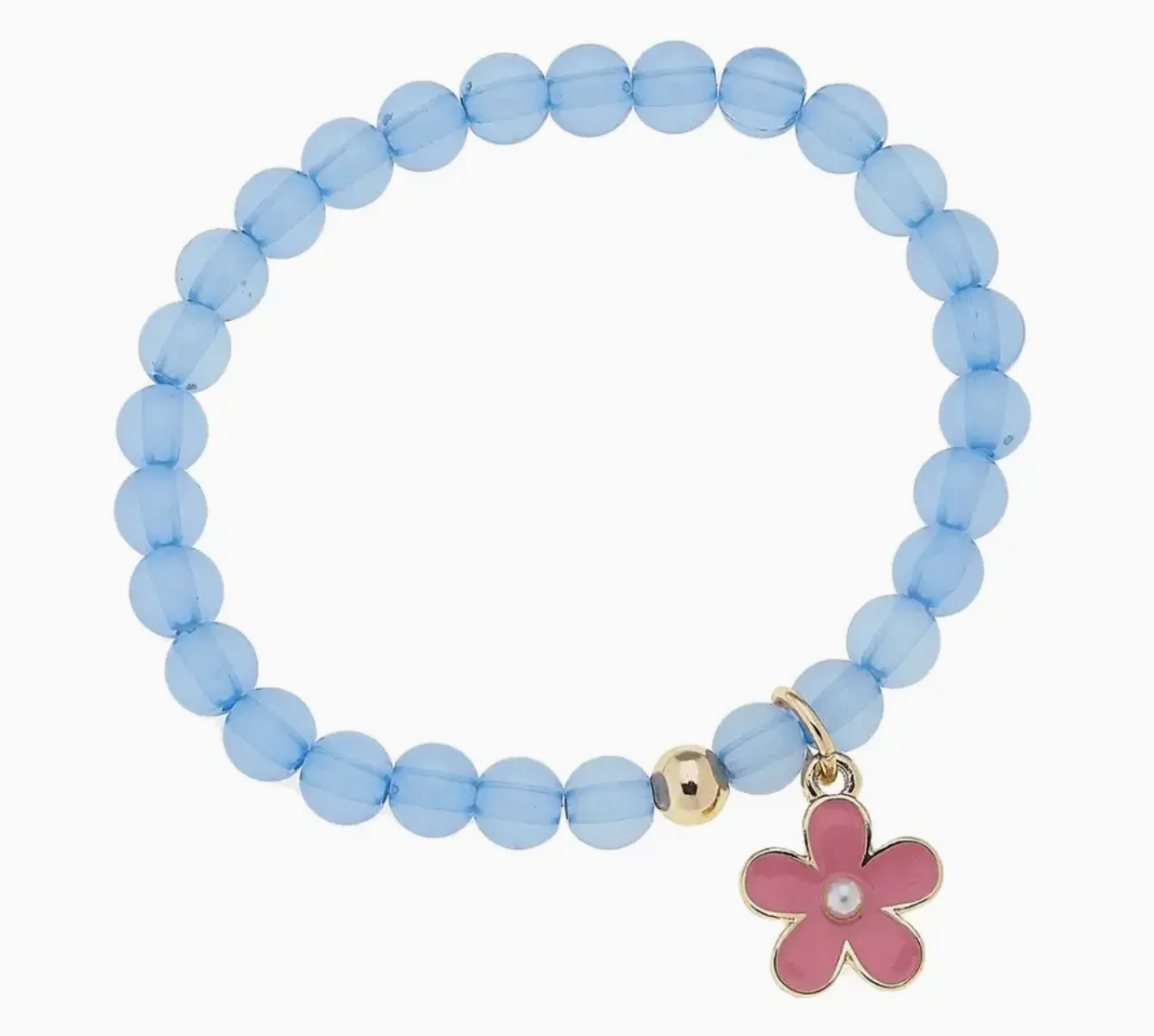 Flower Beaded Stretch Bracelet from Anderson Parker
