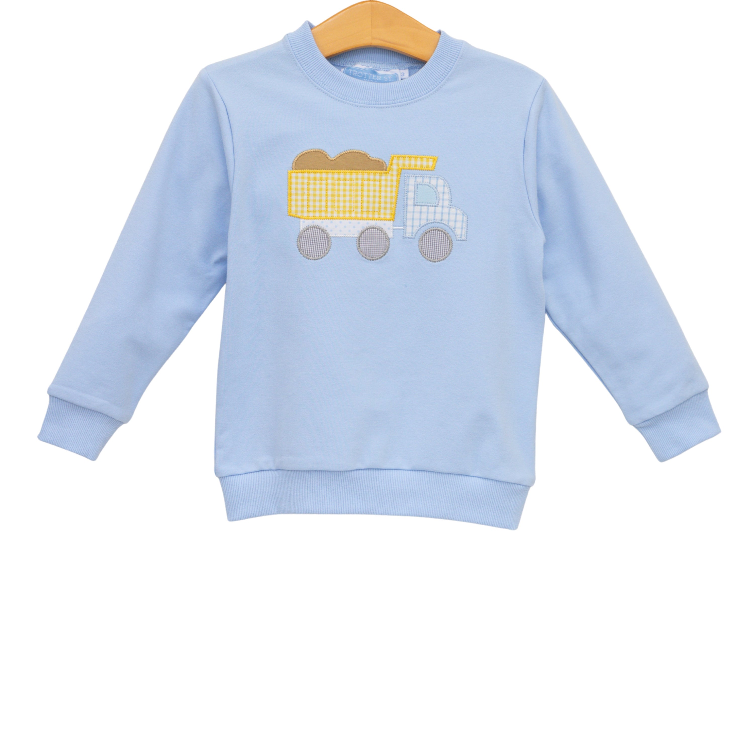 French Terry Pullover - Dump Truck from Anderson Parker