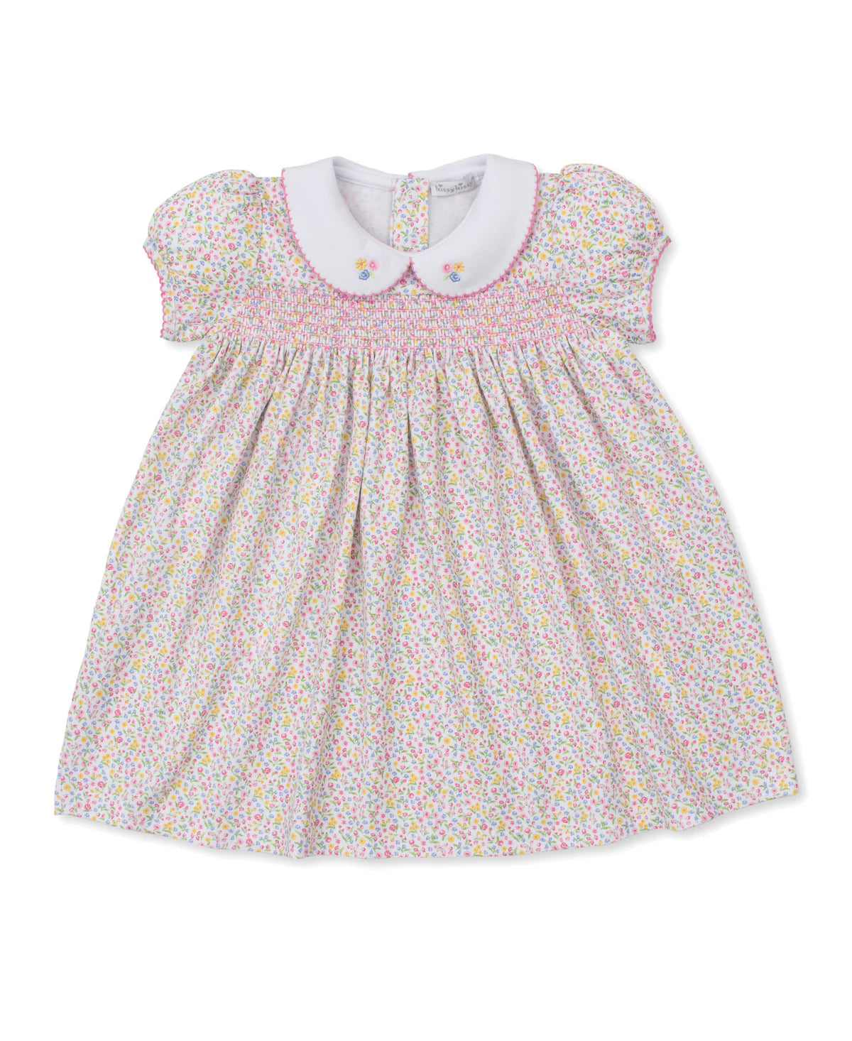 Garden Trellis Floral Smocked Toddler Dress from Anderson Parker