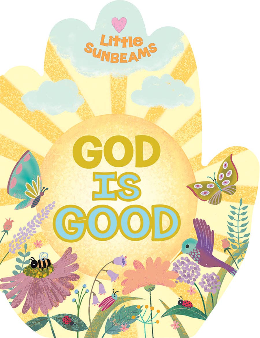 God is Good Praying Hands Shaped Board Book from Anderson Parker