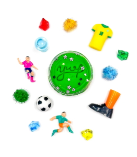 Grab & Go Dough Jar - Soccer from Anderson Parker