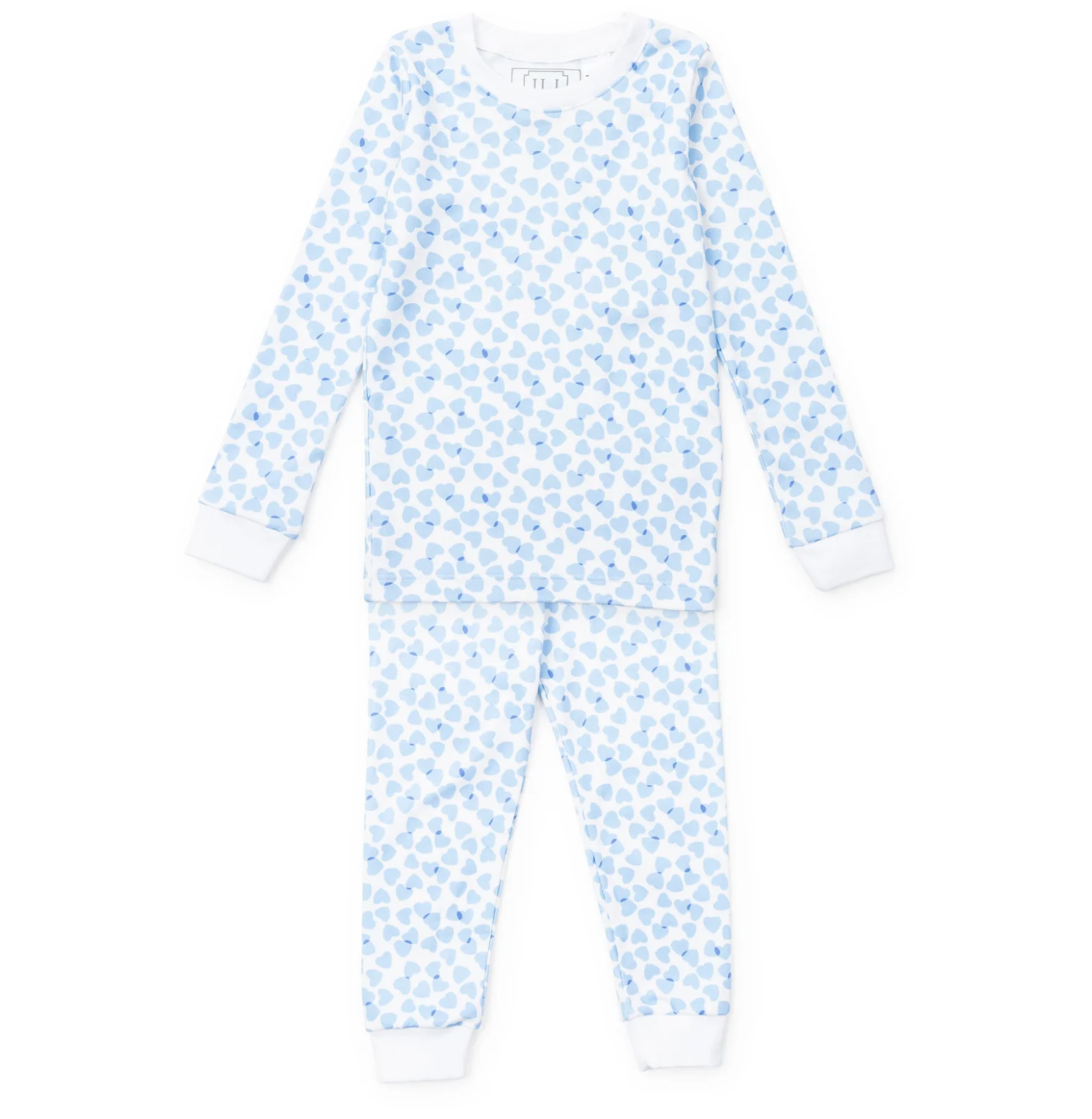 Grayson Pajama Pant Set - Confetti Hearts Blue from Anderson Parker