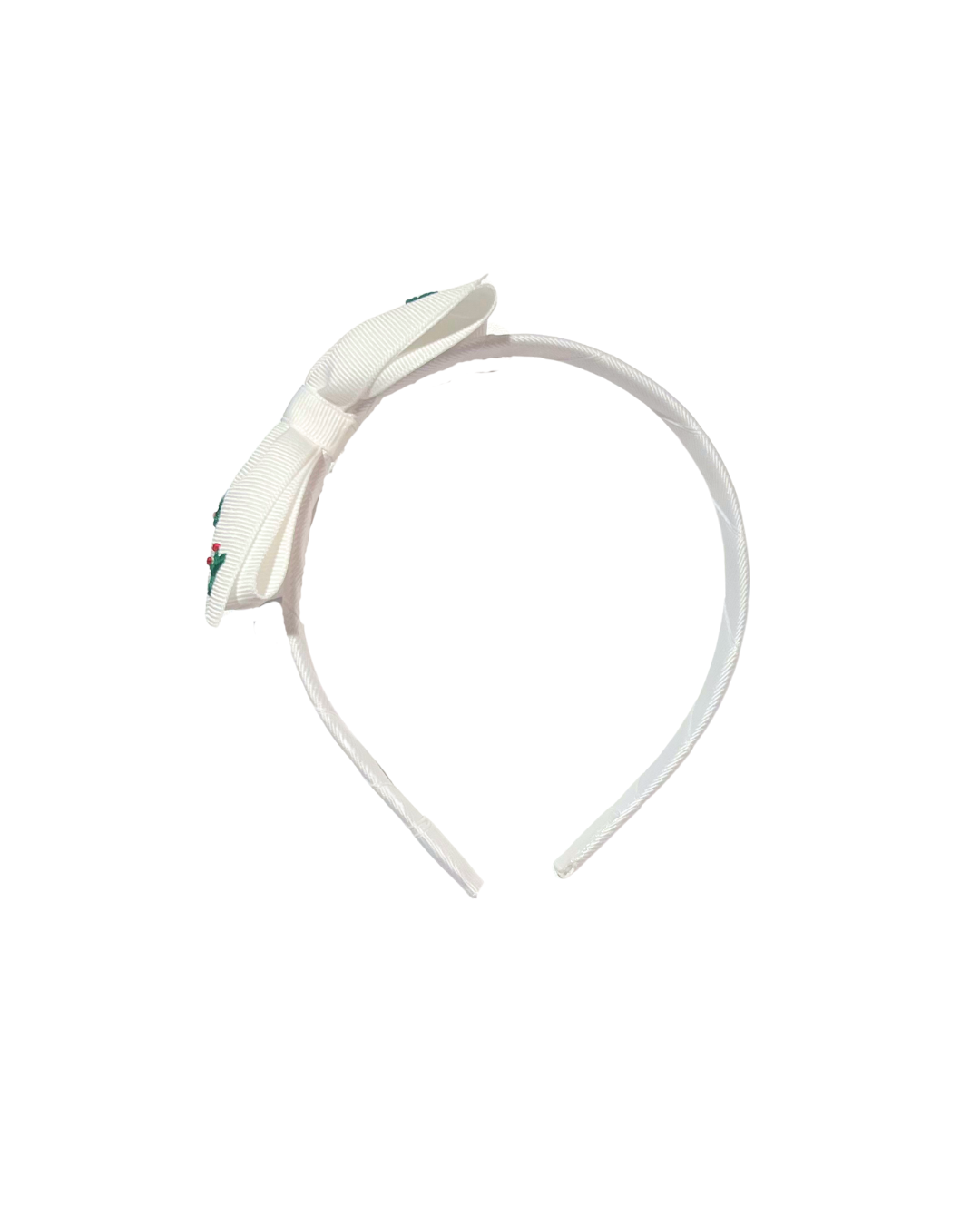 Hand Embroidered Cherry Headband from Anderson Parker