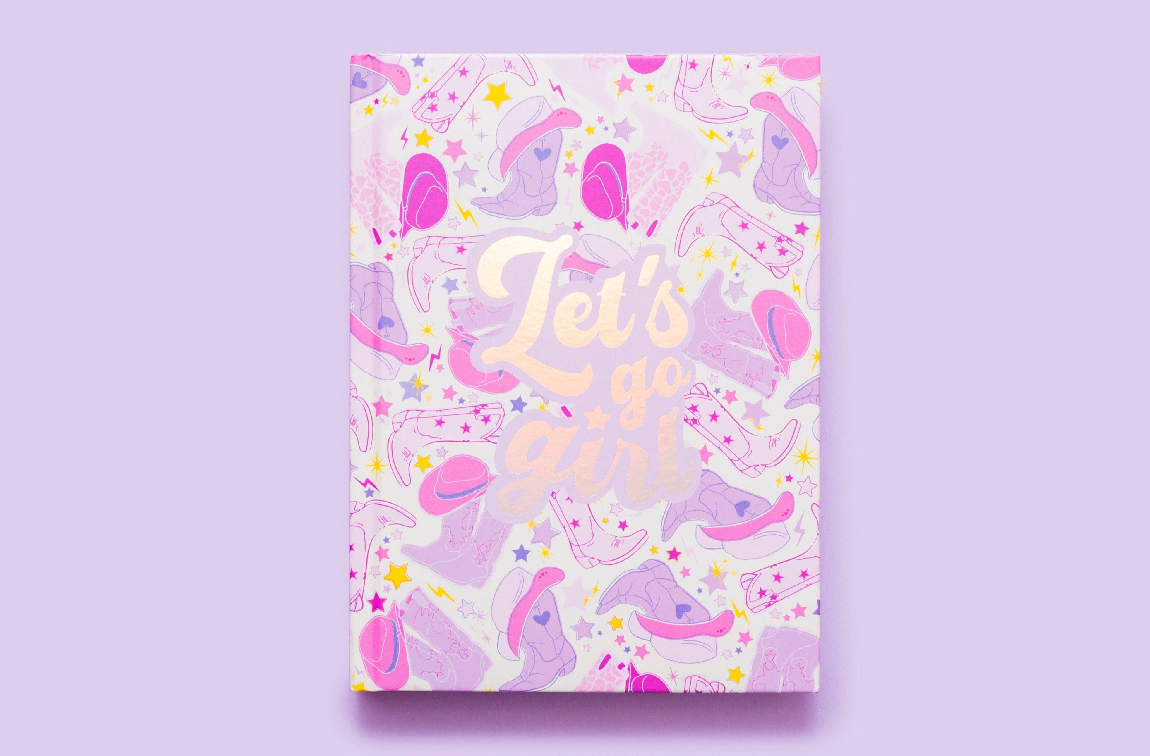 Hardcover Notebook - "Let's Go Girl" - 200 Pages from Anderson Parker