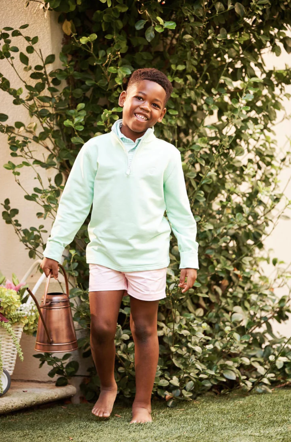 Hayword Half-Zip - Grace Bay Green/Buckhead Blue from Anderson Parker