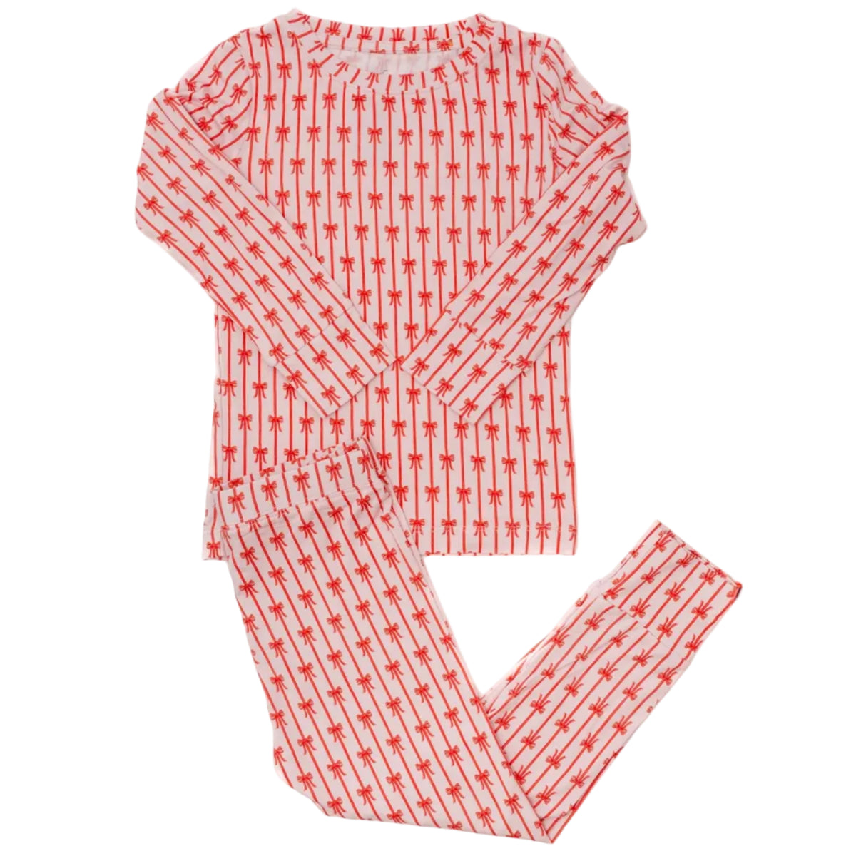 Holiday Bows 2-Piece Pajamas from Anderson Parker