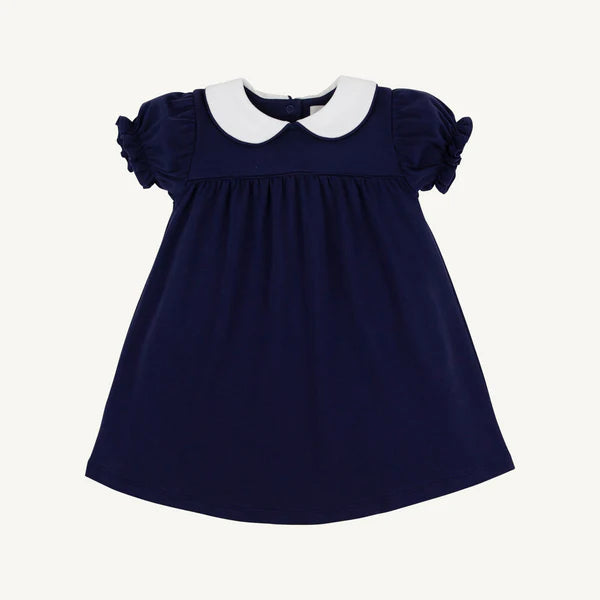 Holly Day Dress - Nantucket Navy/Worth Ave White from Anderson Parker