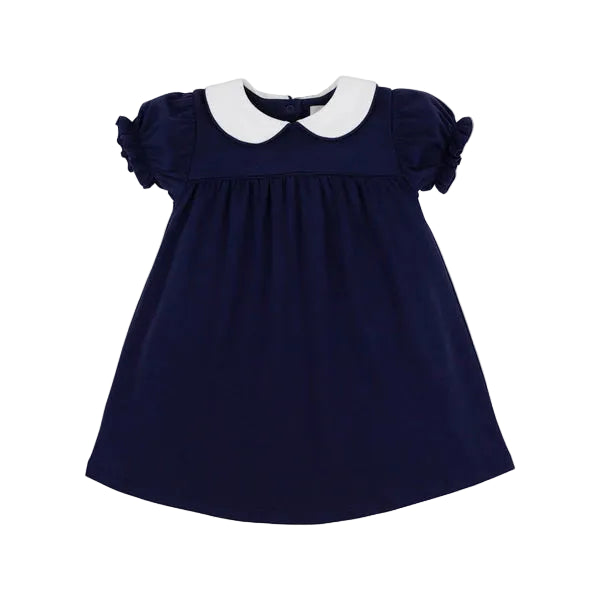Holly Day Dress - Nantucket Navy/Worth Ave White from Anderson Parker
