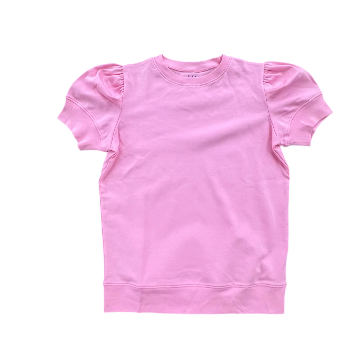 Hot Pink Puff Short Sleeve Top BE from Anderson Parker