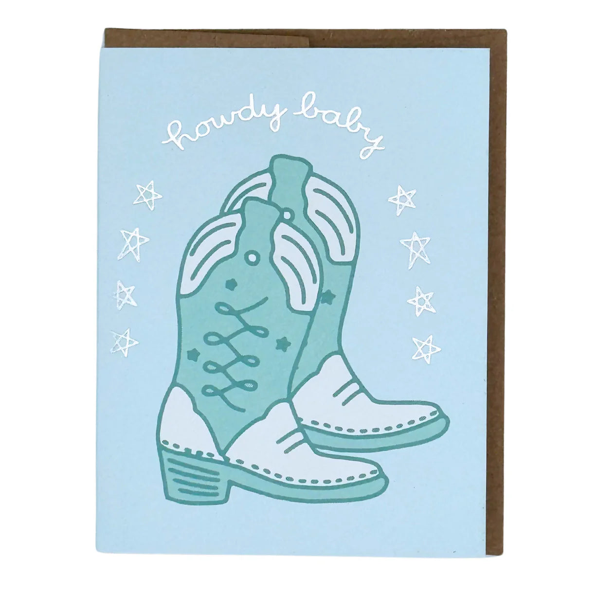 Howdy Baby Greeting Card from Anderson Parker